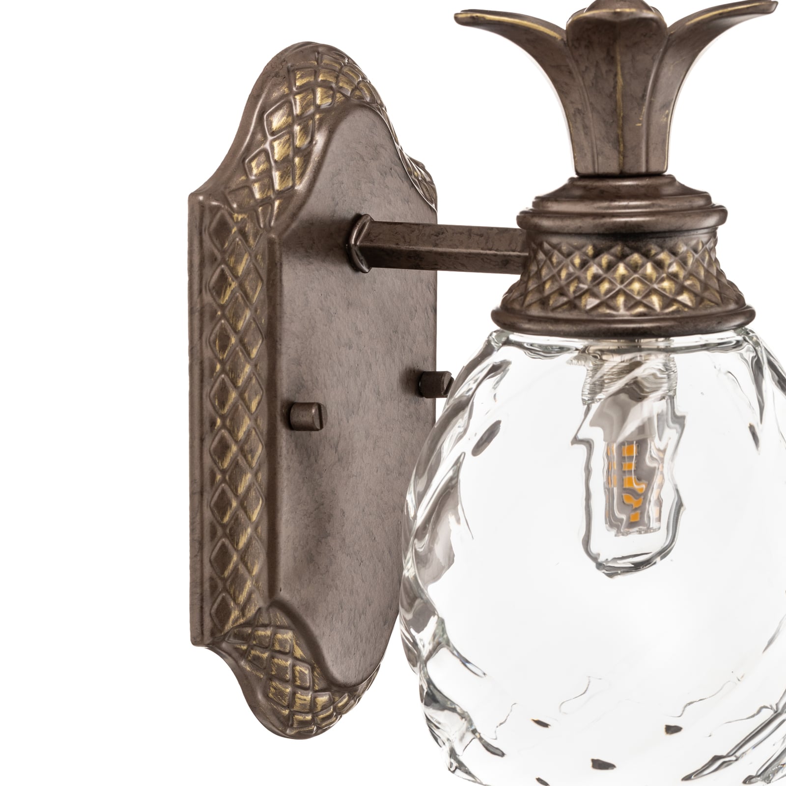 Plantation LED-væglampe, bronze, 22 cm, IP44 – Elstead Plantation LED-væglampe, bronze, 22 cm, IP44 – Elstead