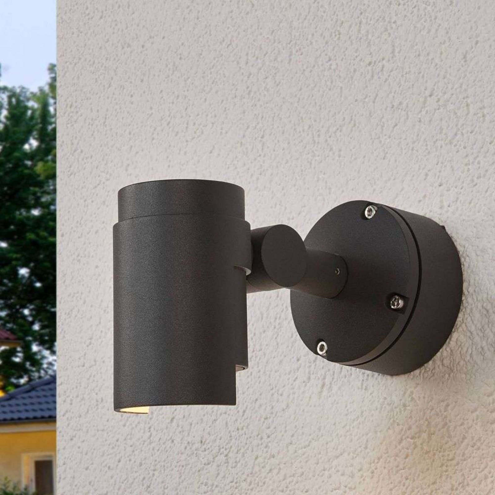 Beatrix LED Kültéri Fali Lámpa Dark Grey - Lucande