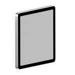 LIGHTME LED-Spiegelklemmleuchte Aqua eckig