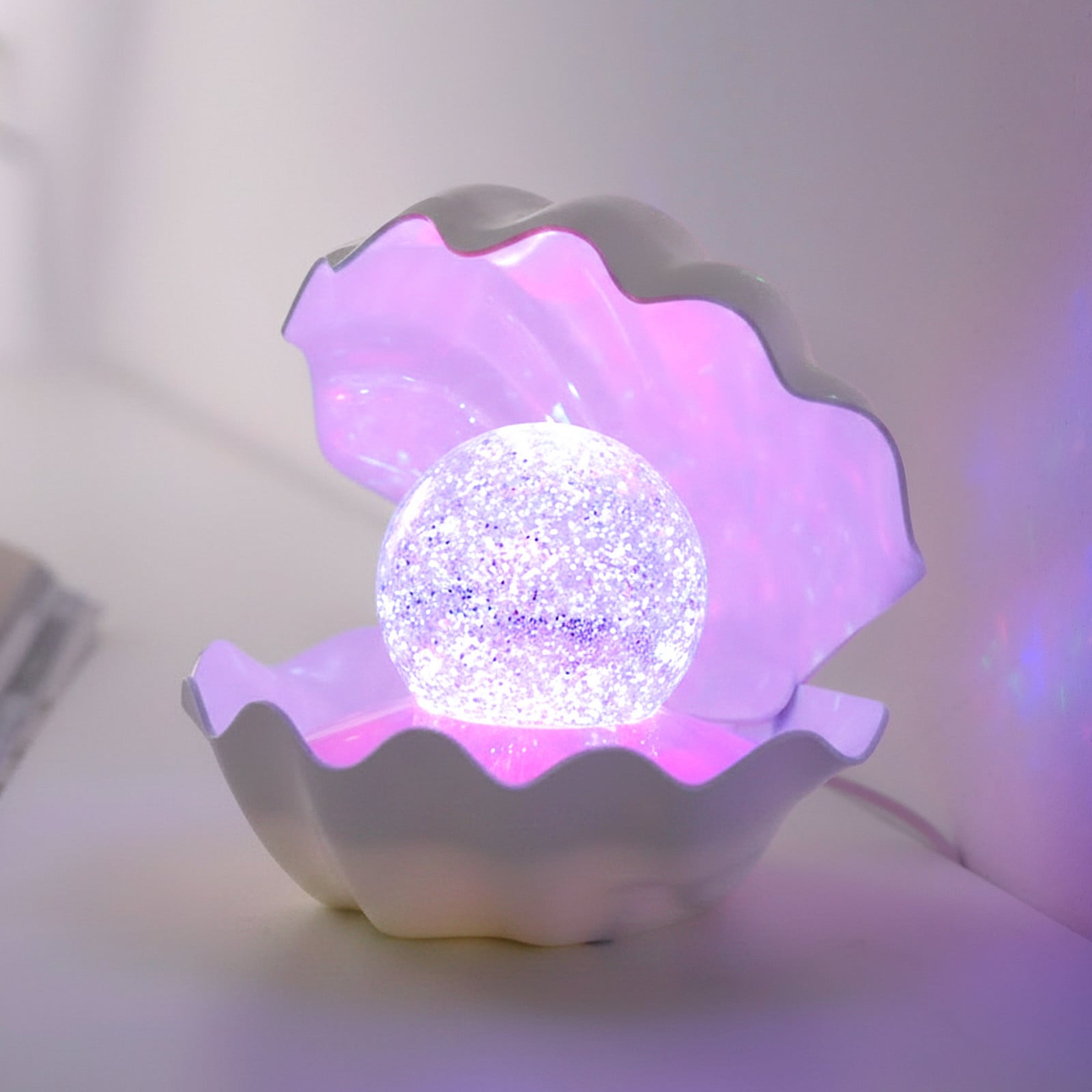 JUST LIGHT. GmbH Arielle LED stolna lampa, bijela, na baterije ili USB-C, RGB - Dnevni boravak/blagovaonica - bijeli - Plastika