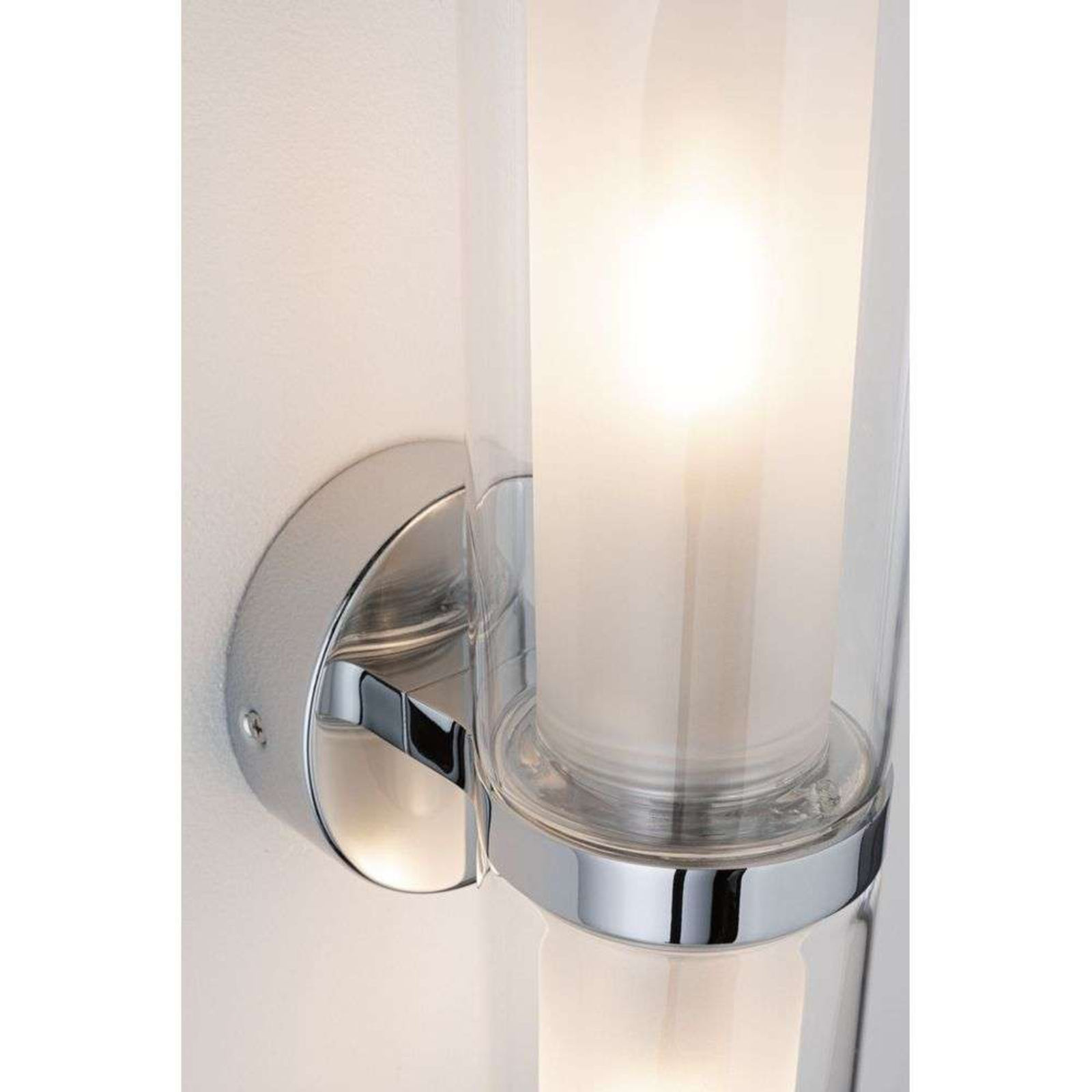 Luena 2 Applique da Parete IP44 Dim. Cromo/Clear - Paulmann