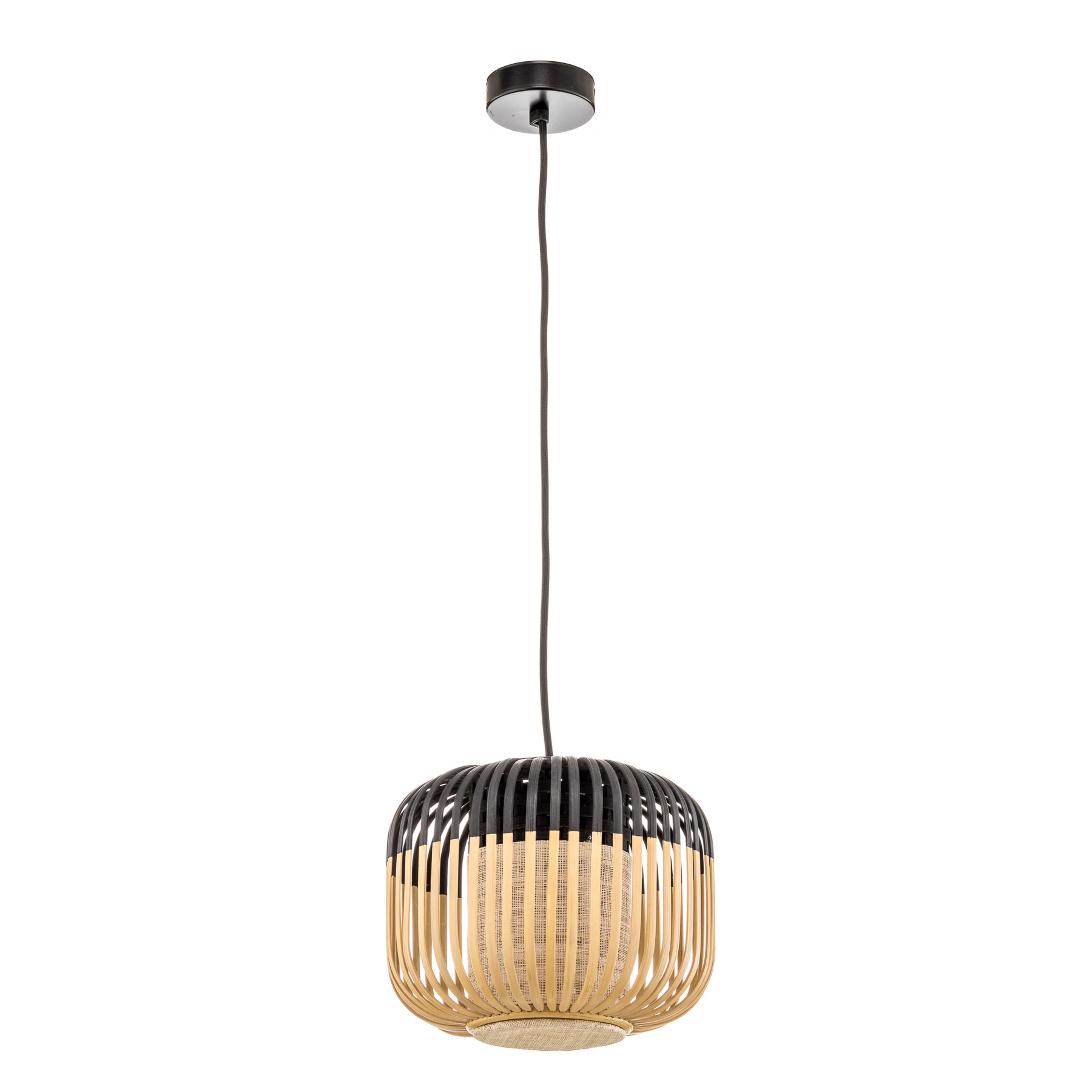 Bamboo hanglamp XS Black - Forestier