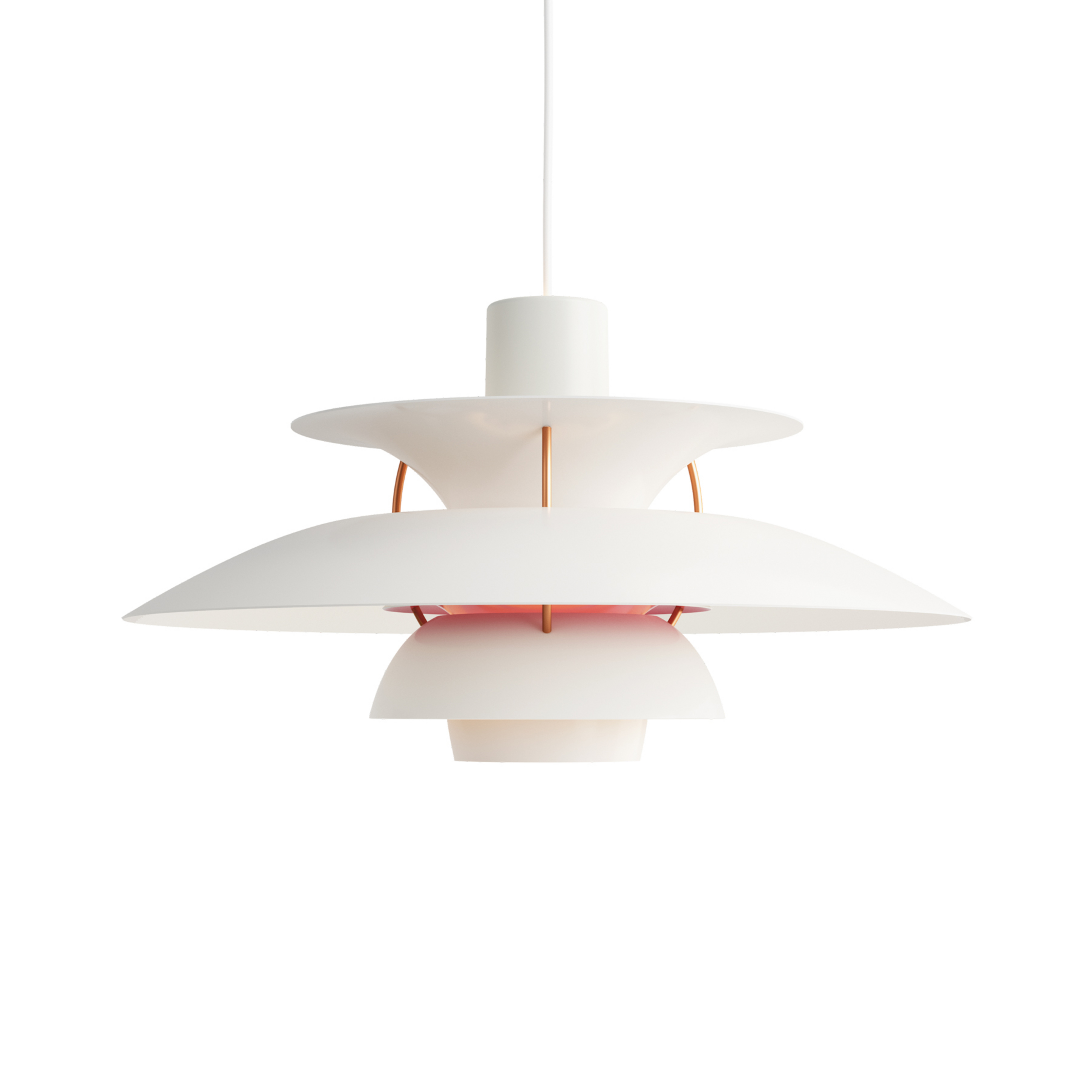 PH 5 500 pendellampe, Modern White – Louis Poulsen
