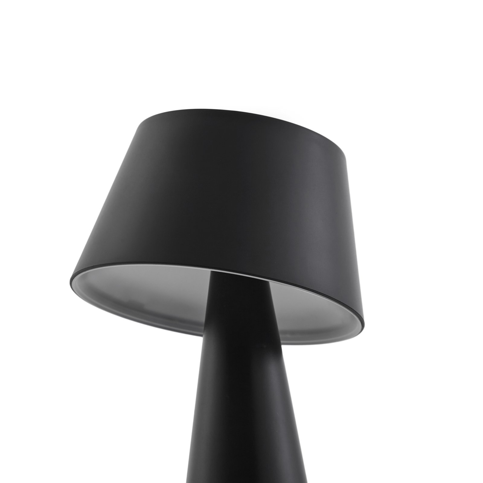 Lindby LED solární stolní lampa Lirinor černý plast 13 cm