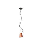 Lampa wisząca Studio, Ø 11 cm, różowy/czarny, stal