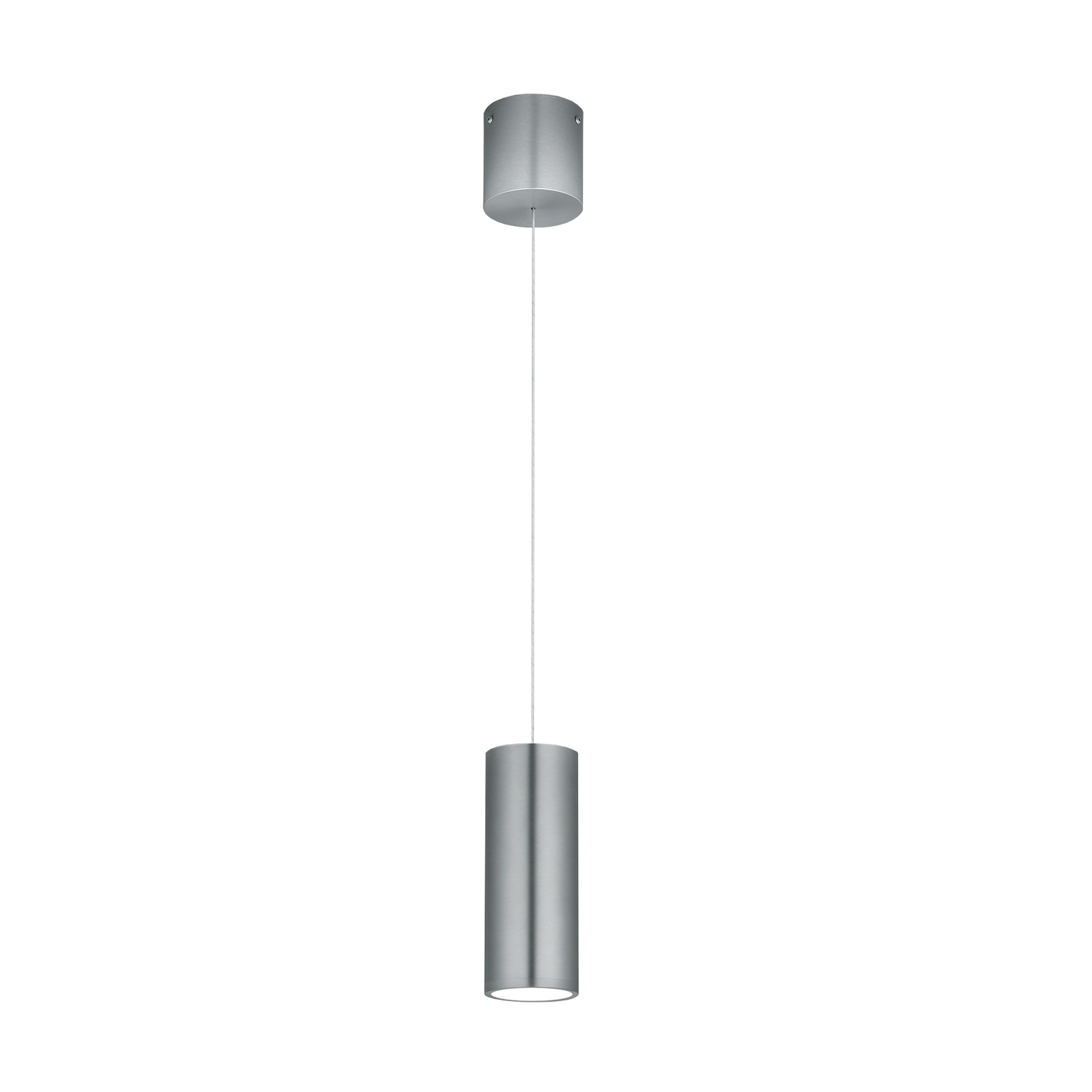 Suspension LED Helli up/down à 1 lampes nickel mat