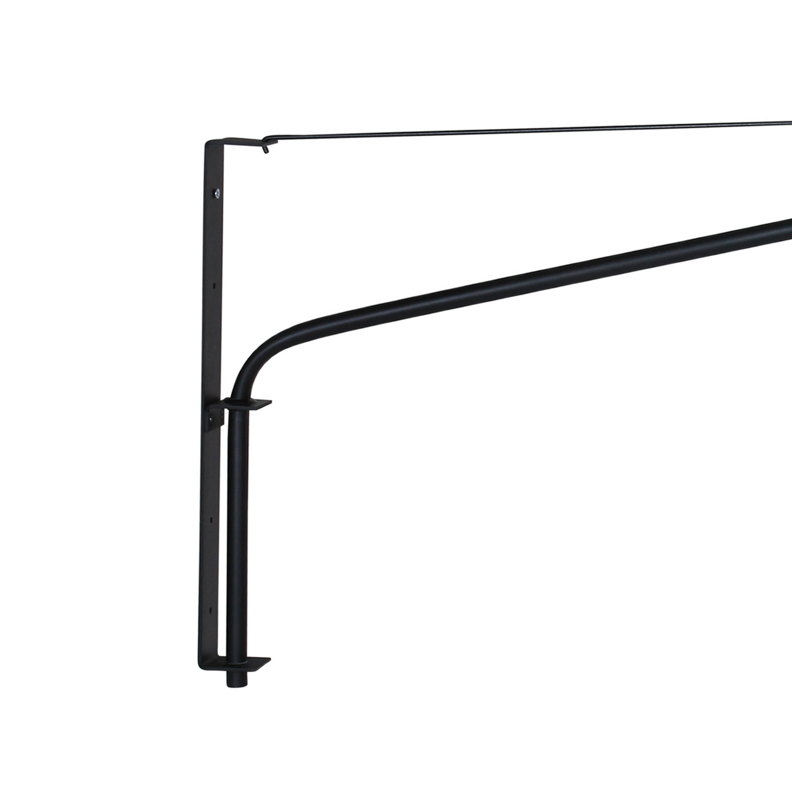 Tekstiilist seinavalgusti Elegant Classy must/pruun, metall/kork