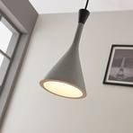 Moderne hanglamp Flynn, betongrijs