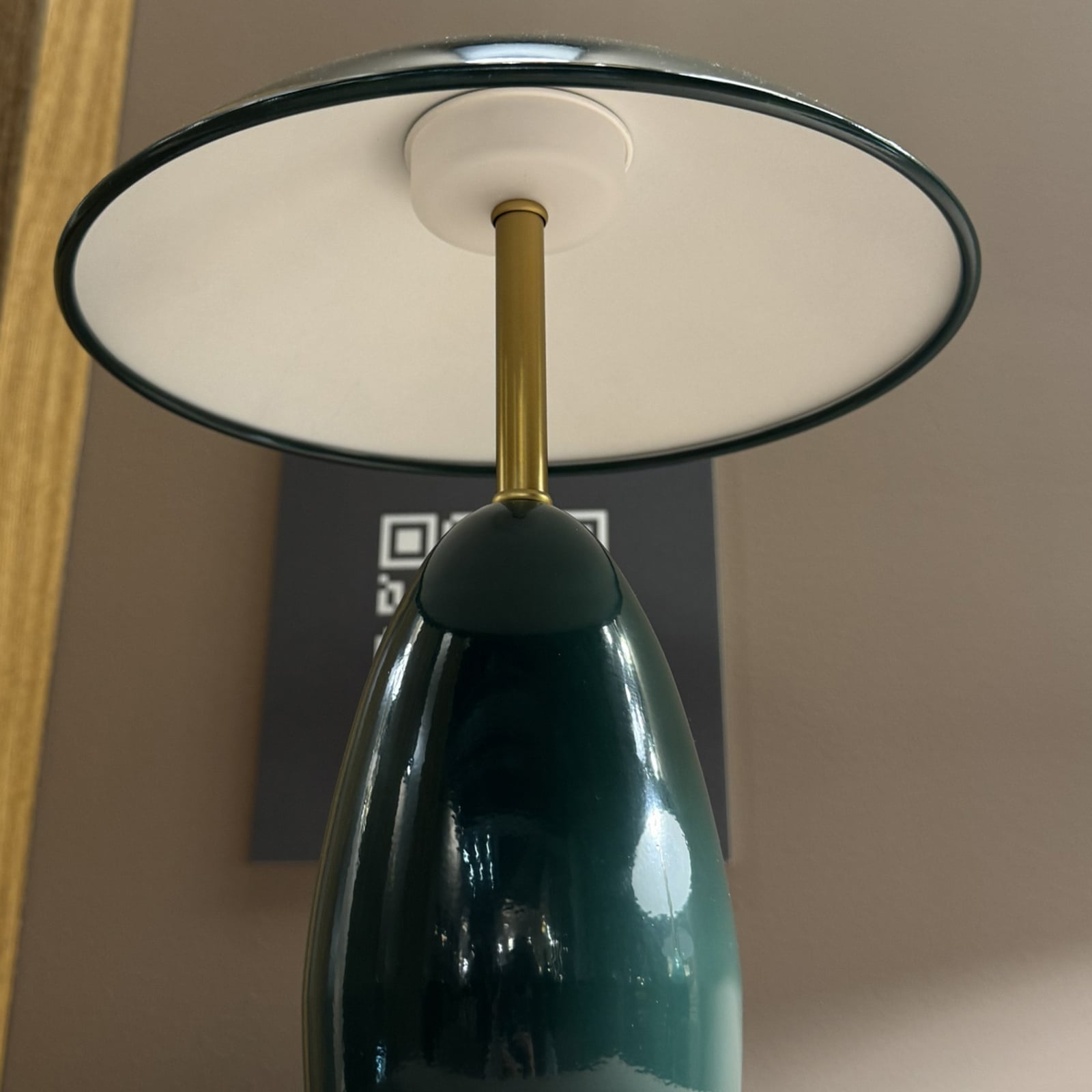 Poppy LED table lamp, green, height 35 cm, metal, dimmable – Elstead Poppy LED table lamp, green, height 35 cm, metal, dimmable – Elstead