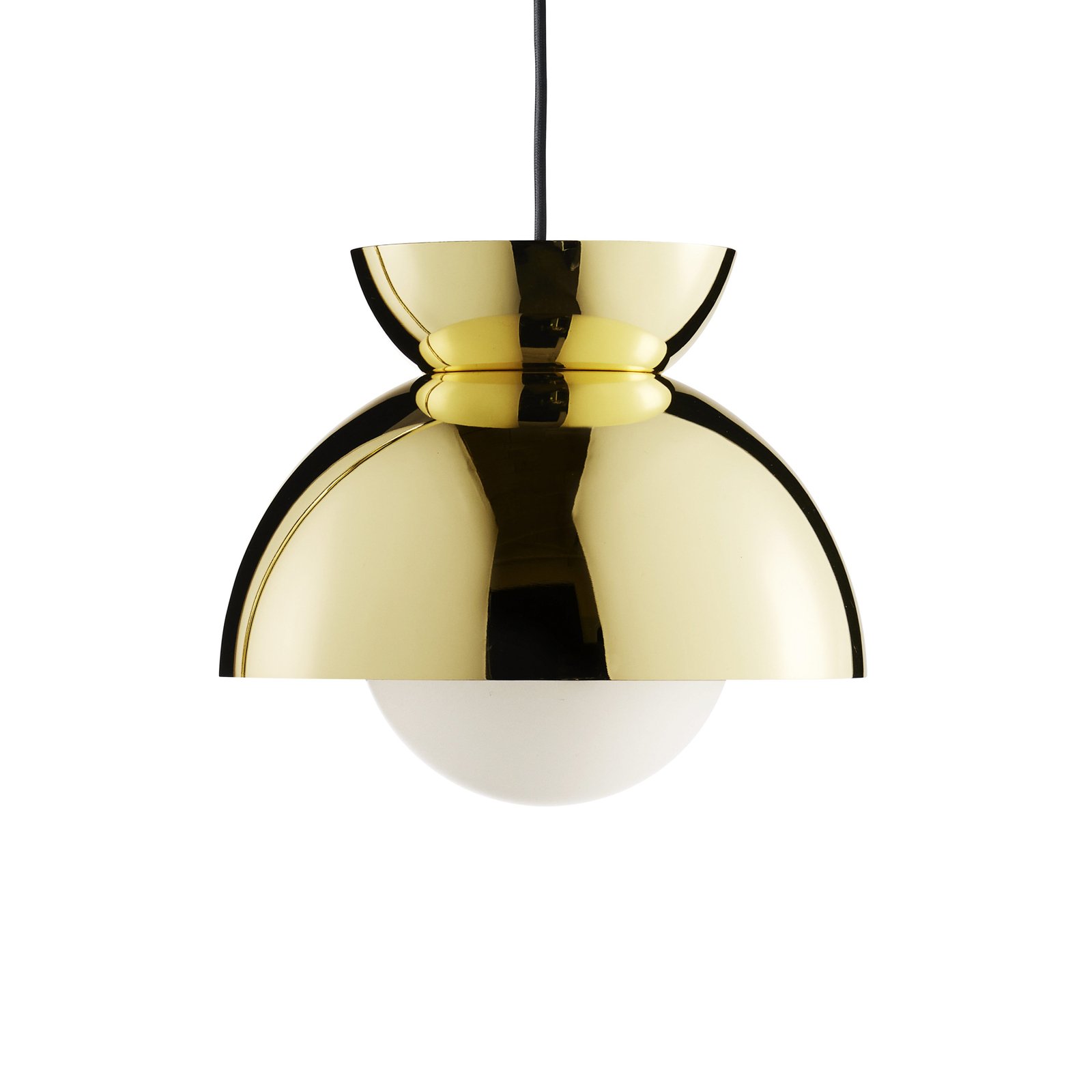 FRANDSEN Vlinder hanglamp, messingkleurig, Ø 21 cm