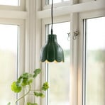 PR Home Lampă suspendată Tulippa Ø 17 cm, verde, cu mufă