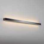 Mera LED wall light, width 120cm, black, 3000K