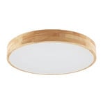 Tanju Candeeiro de Tecto Ø60 Wood/White - Lindby