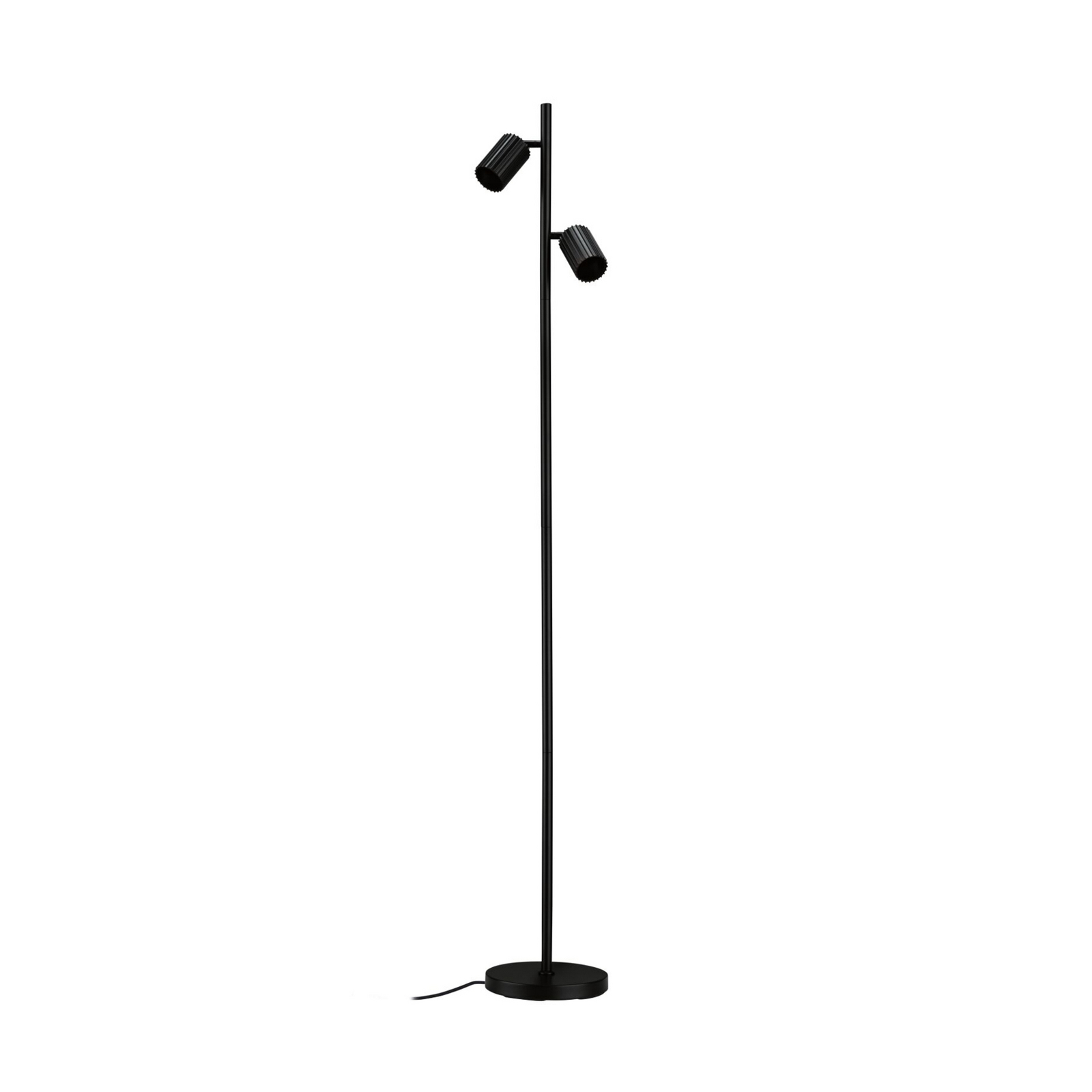 Lampada da terra Paulmann Lirena, nero opaco, altezza 157 cm, metallo