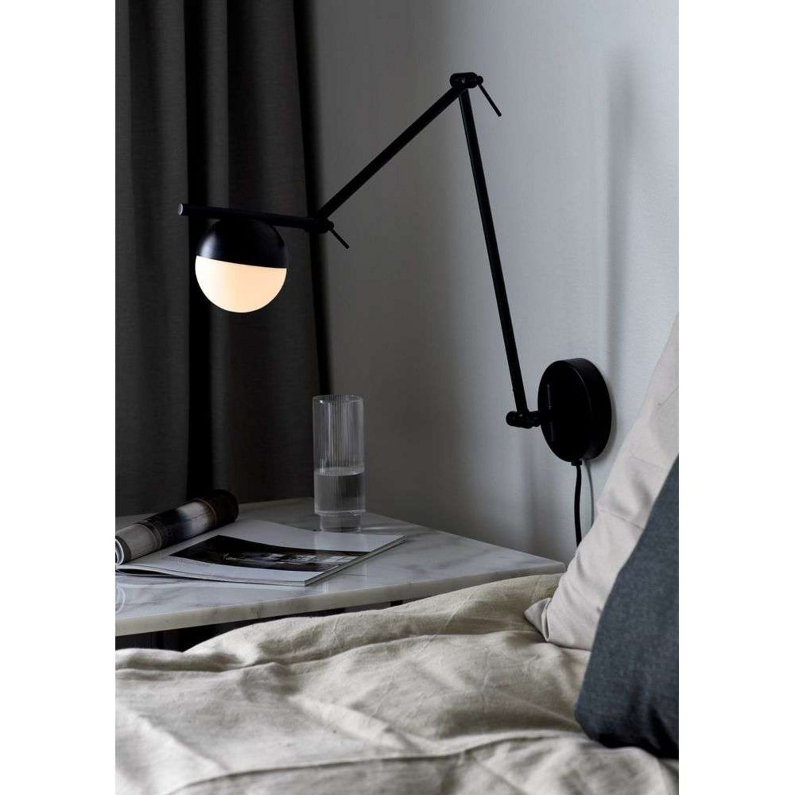 Contina V&auml;gglampa/Plafond Black Nordlux - Vardagsrum - Metall