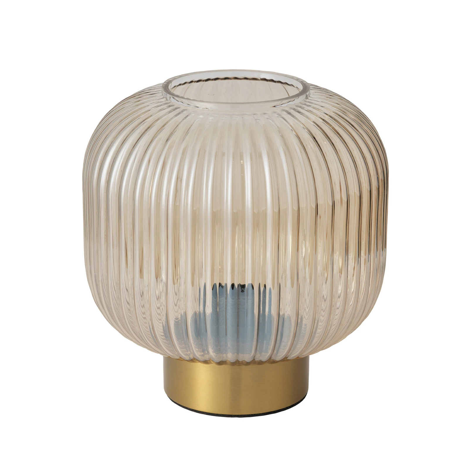Επιτραπέζια λάμπα OSRAM Decor Groovie, πορτοκαλί, ύψος 22 εκ., γυαλί, E27