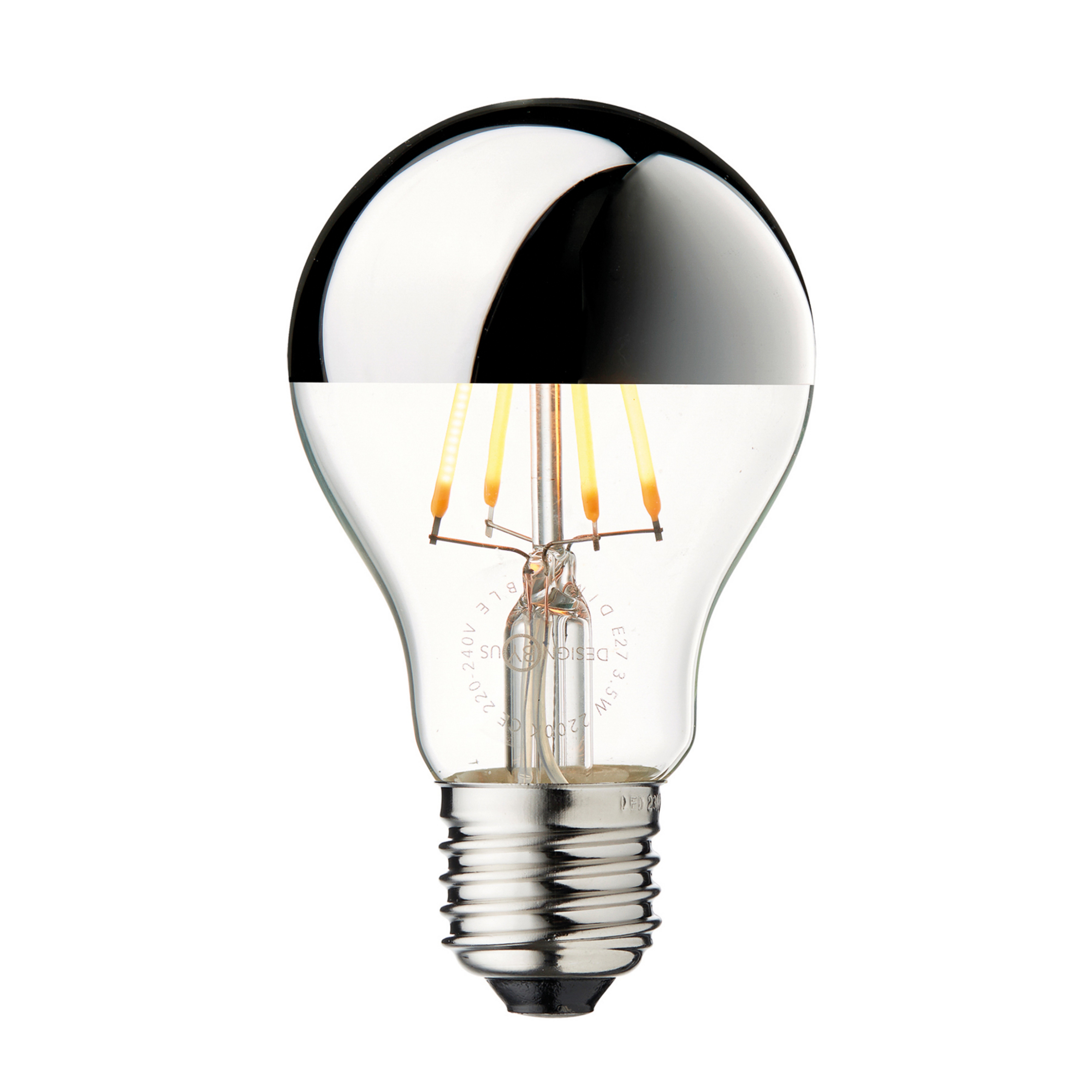 Ampoule LED 3,5W Crown Silver E27 - Design By Us