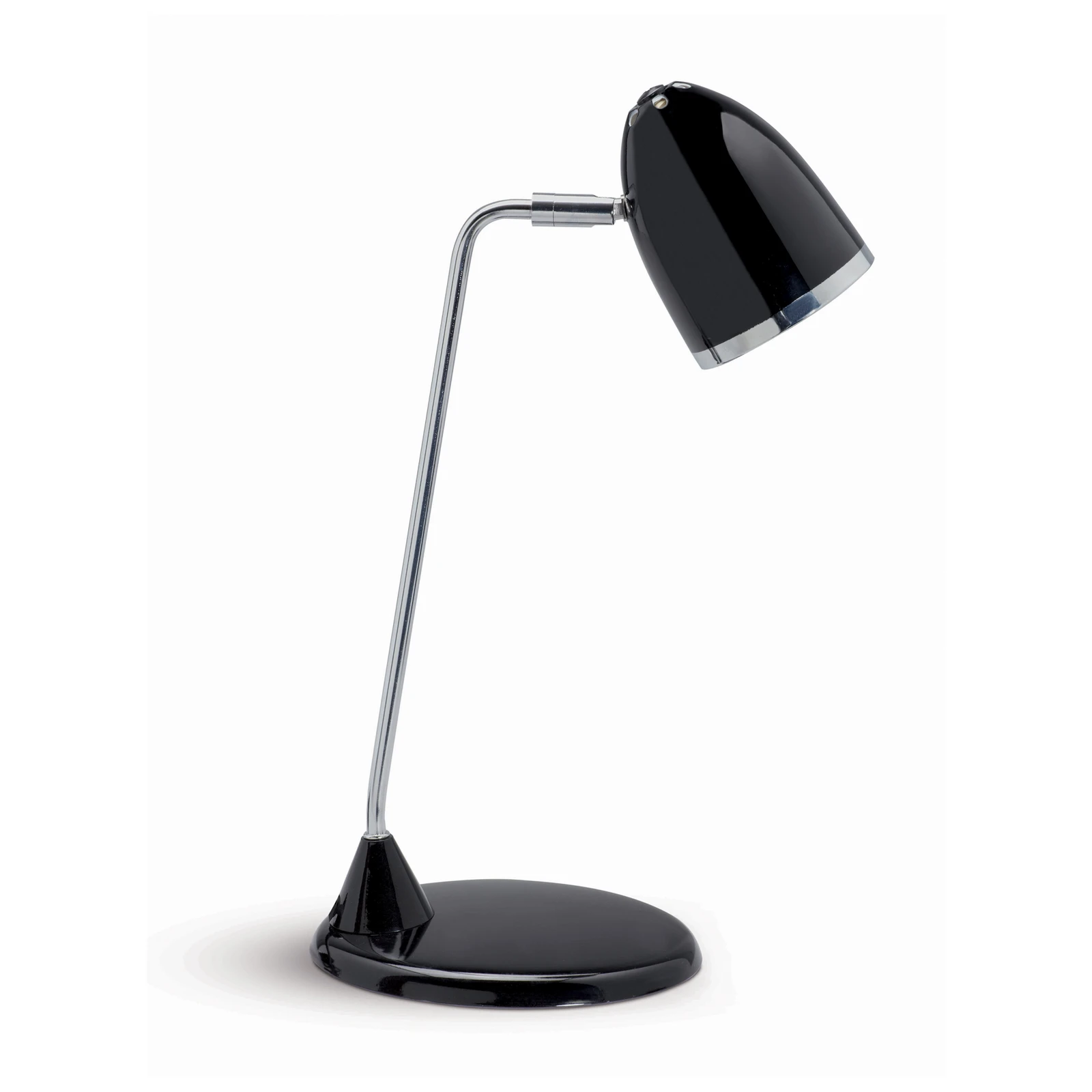 Lámpara de mesa Starlet, negra, 41 cm, metal E27-LED