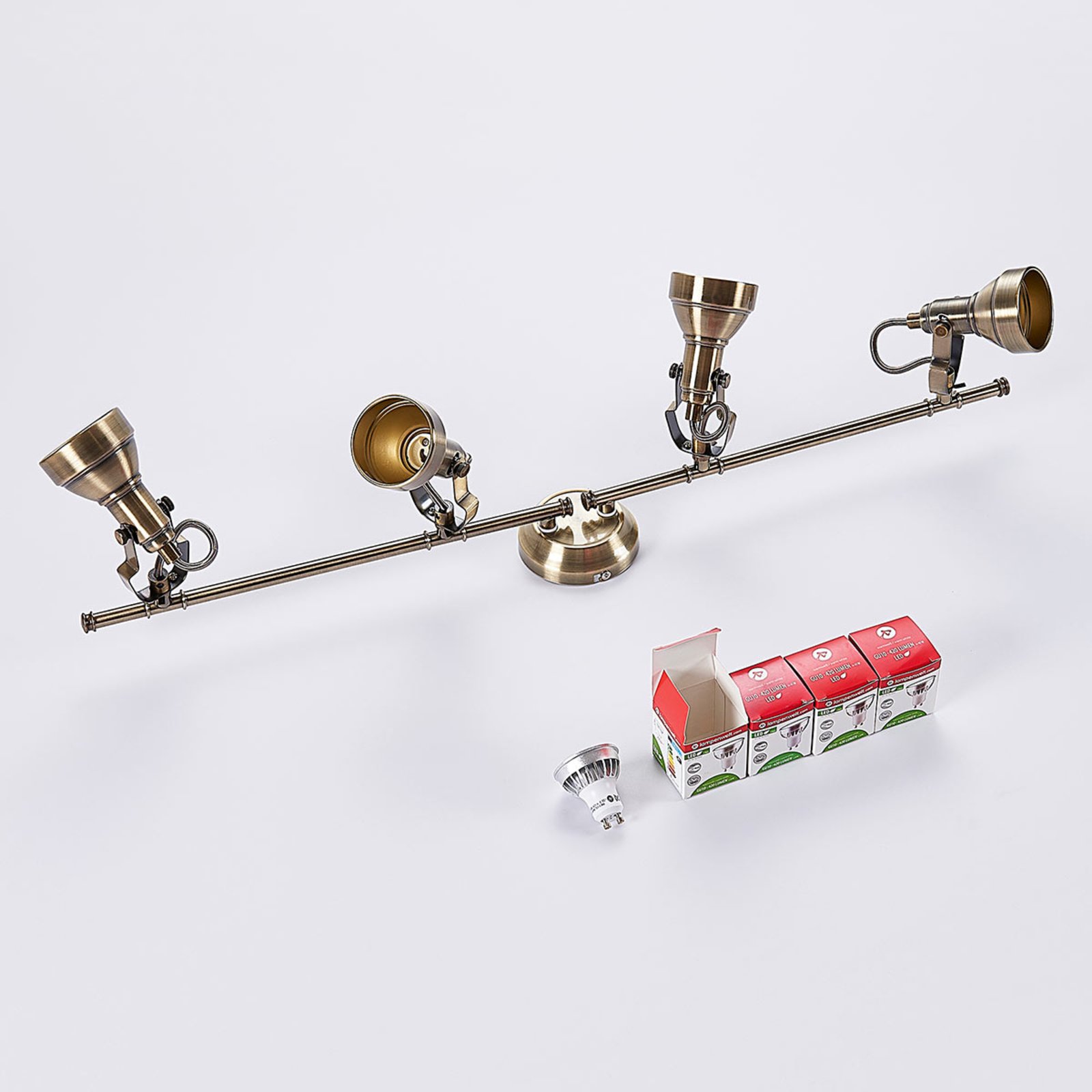 Perseas 6 Plafonieră Antique Brass - Lindby