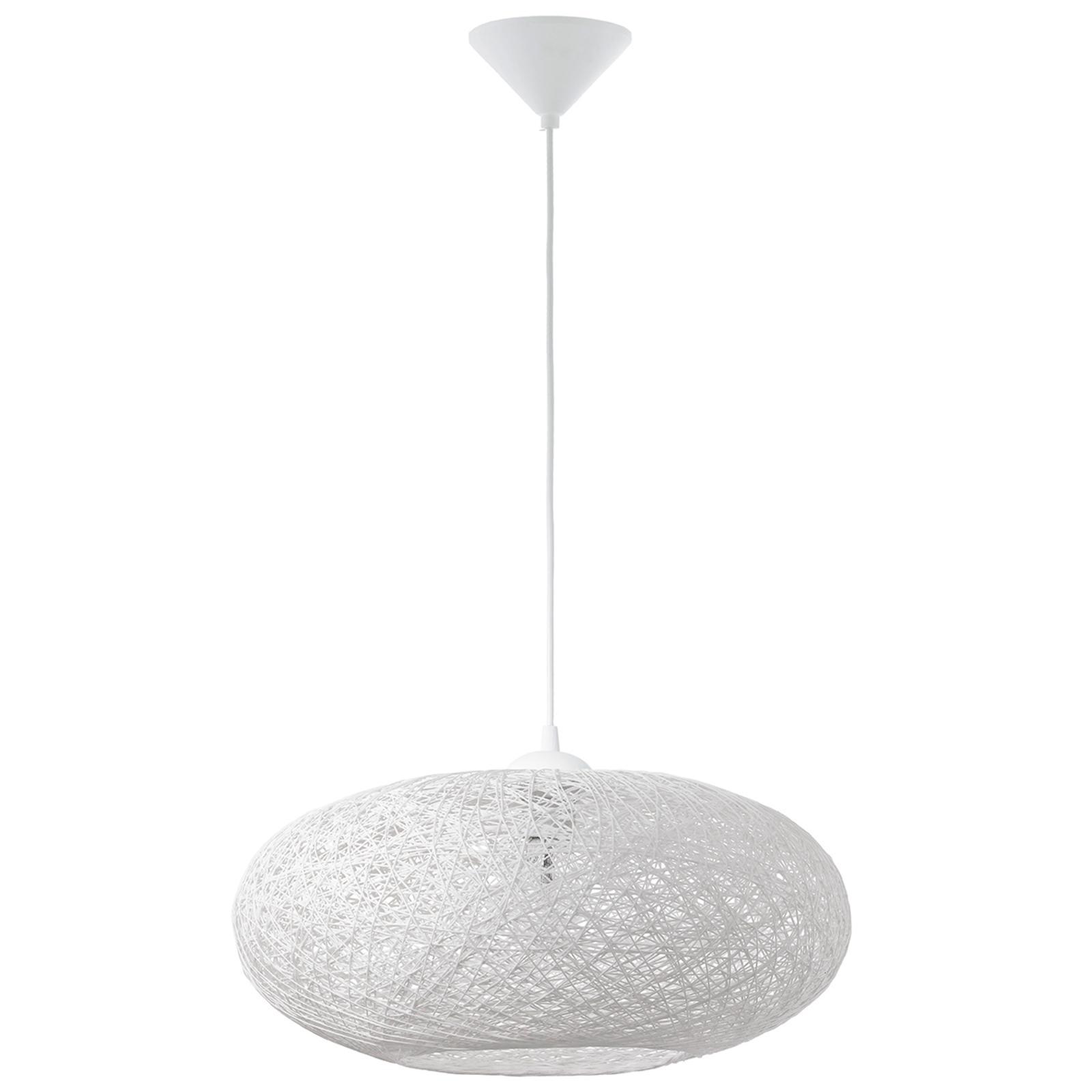 Fabric Campilo hanging light in white