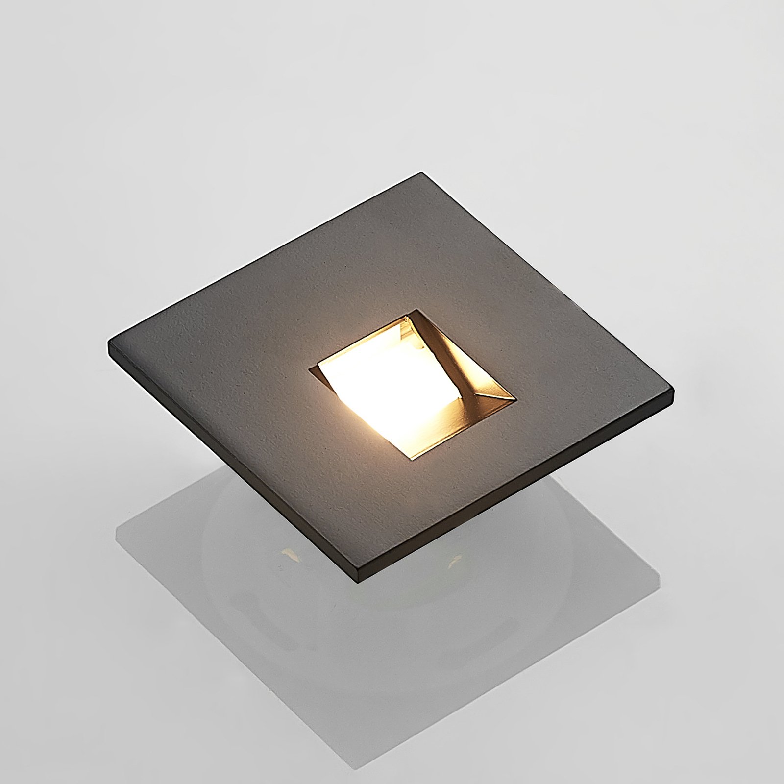 Arcchio Vexi lampe encastrée LED CCT noire 7,5 cm