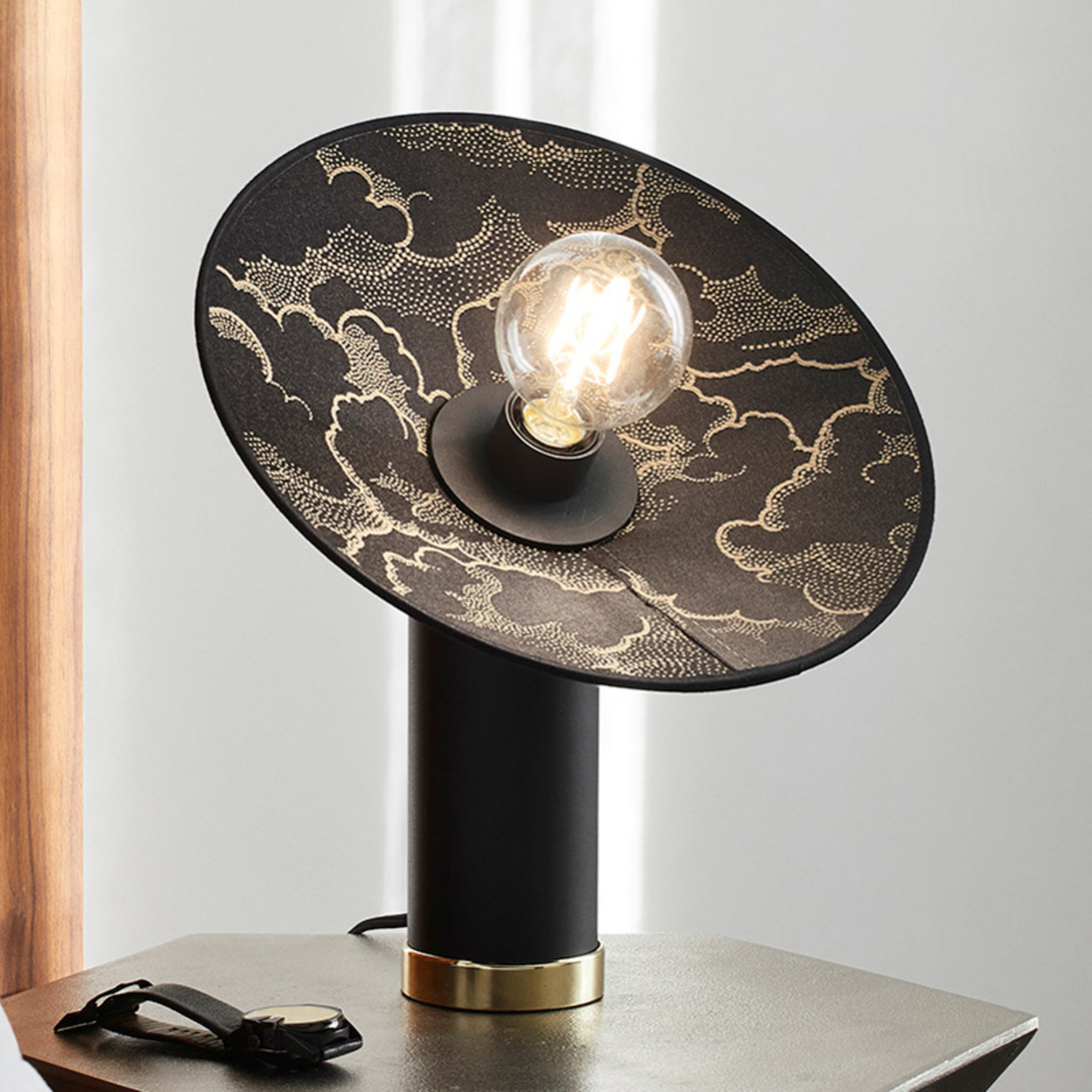 MARKET SET Gatsby lampa stołowa kumo czarna