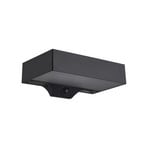 Monay Square Solar En el exterior Aplique de Pared IP44 Negro - Nordlux