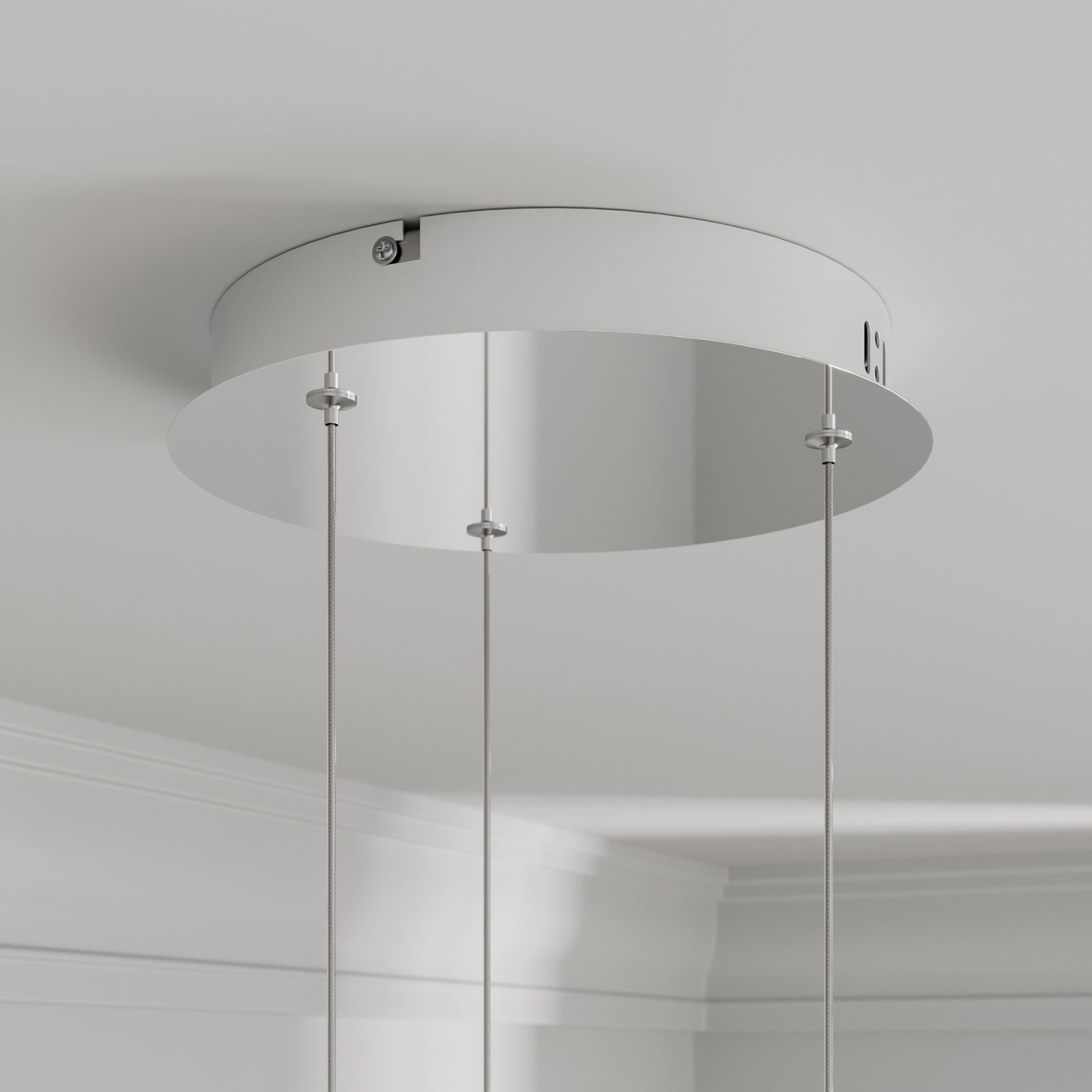 Hayley 3 Suspension Clear/Chrome - Lucande