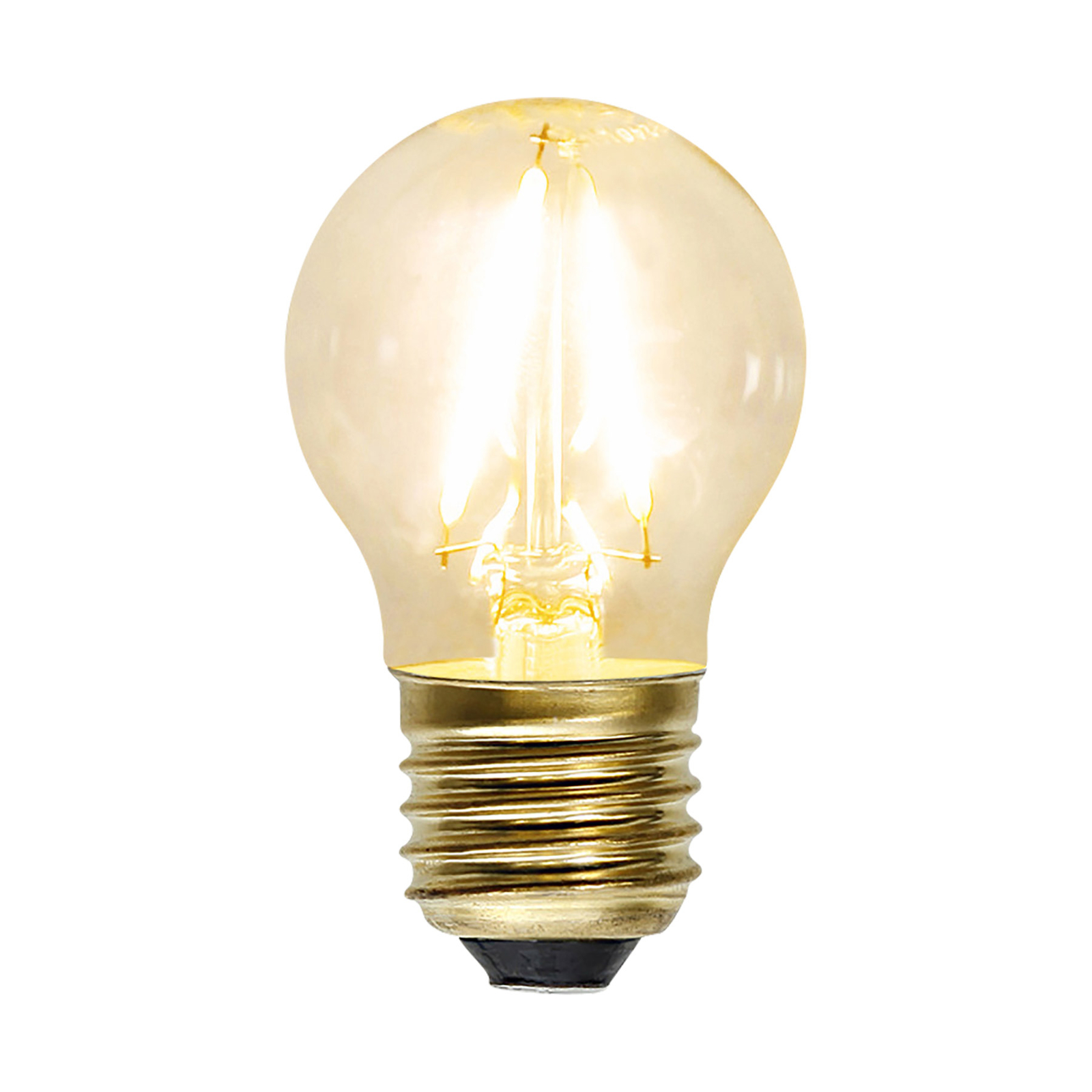 LED-lamppu E27 G45 filamentti 1,5W 2100 K SoftGlow