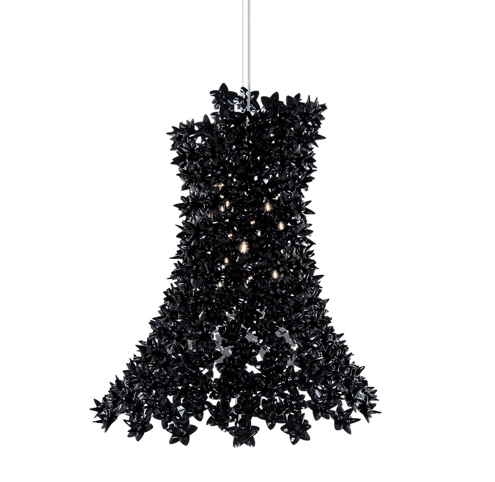 Bloom Lámpara Colgante Negro - Kartell