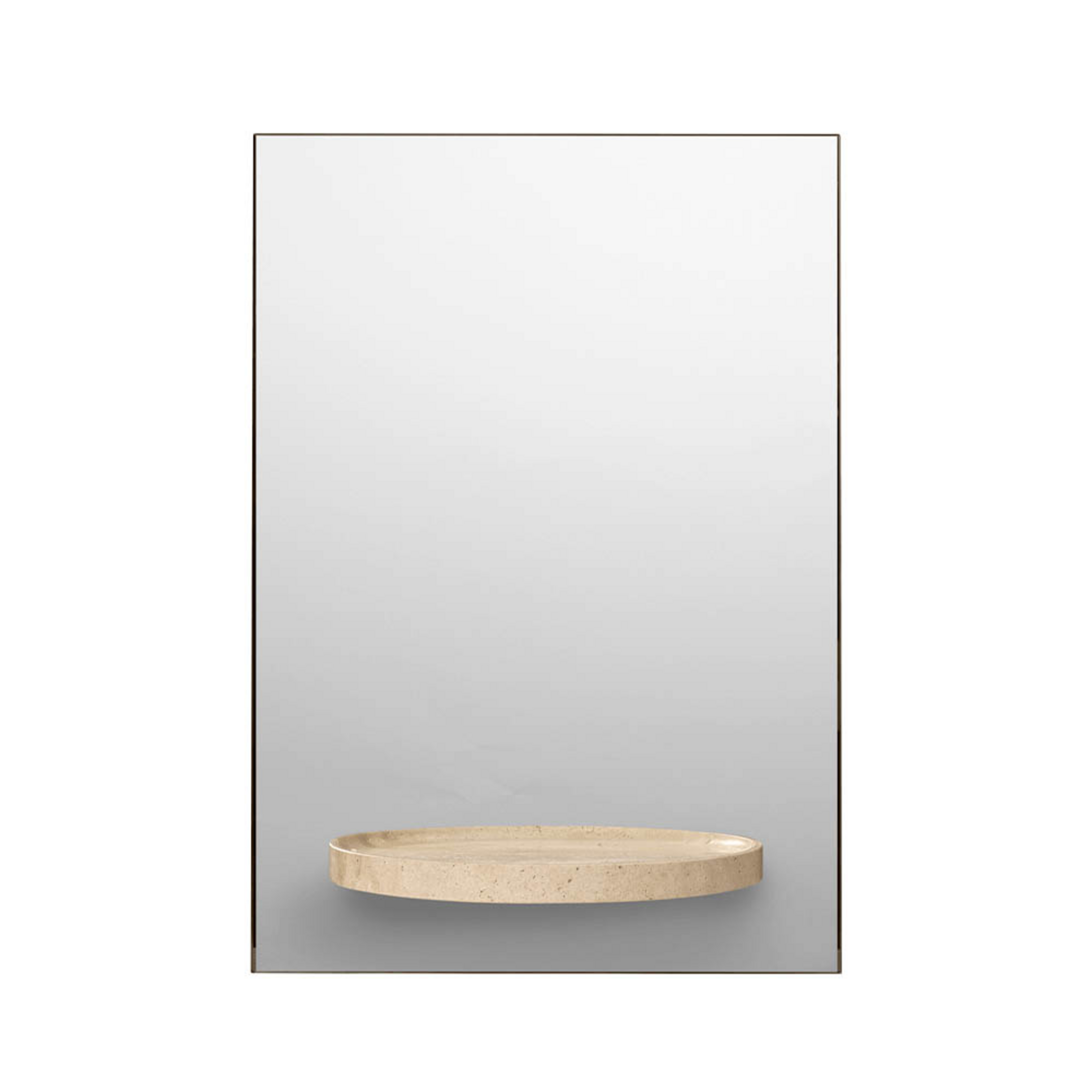 Symmetry Mirror Travertine - Ferm Living