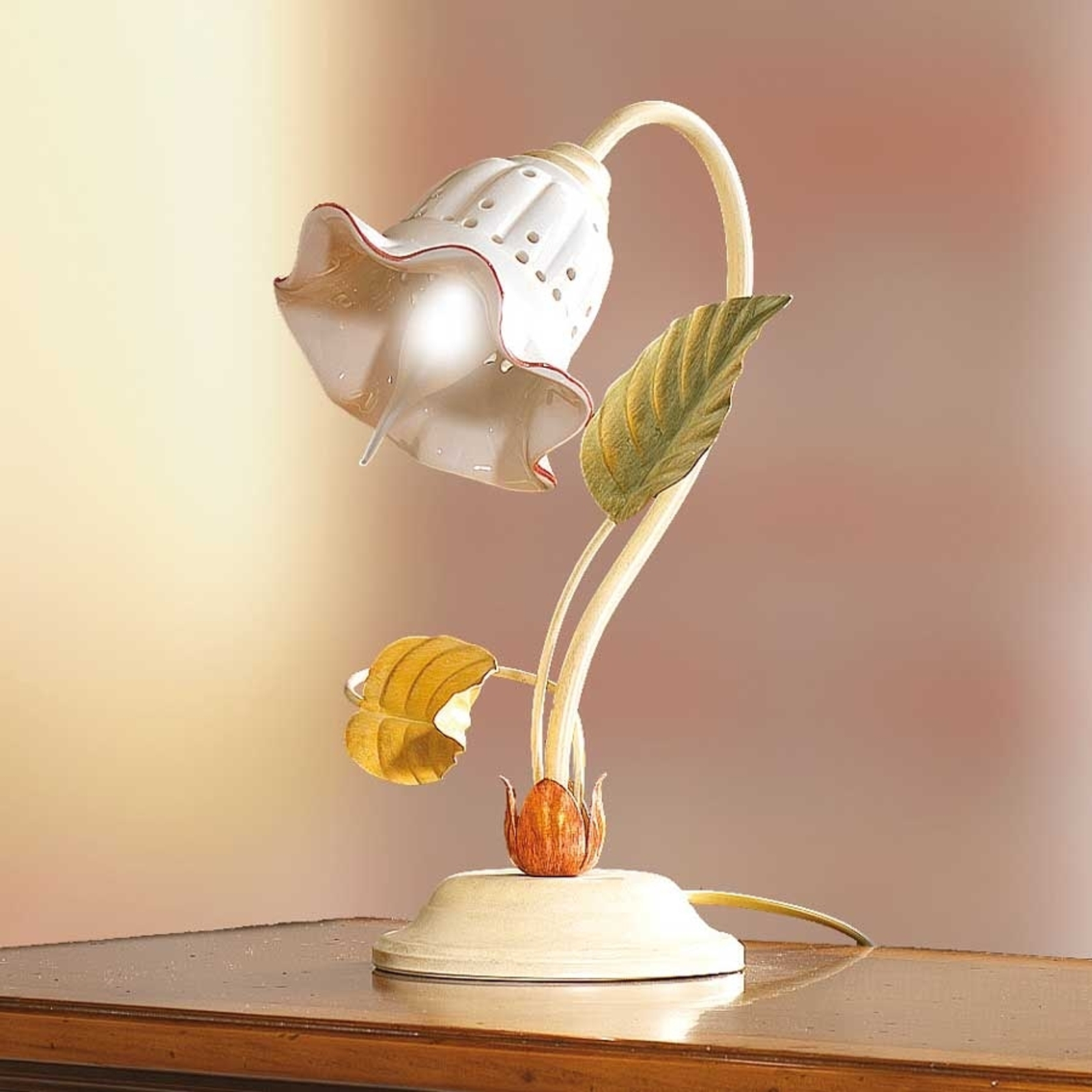 Настолна лампа Flora във флорентински стил