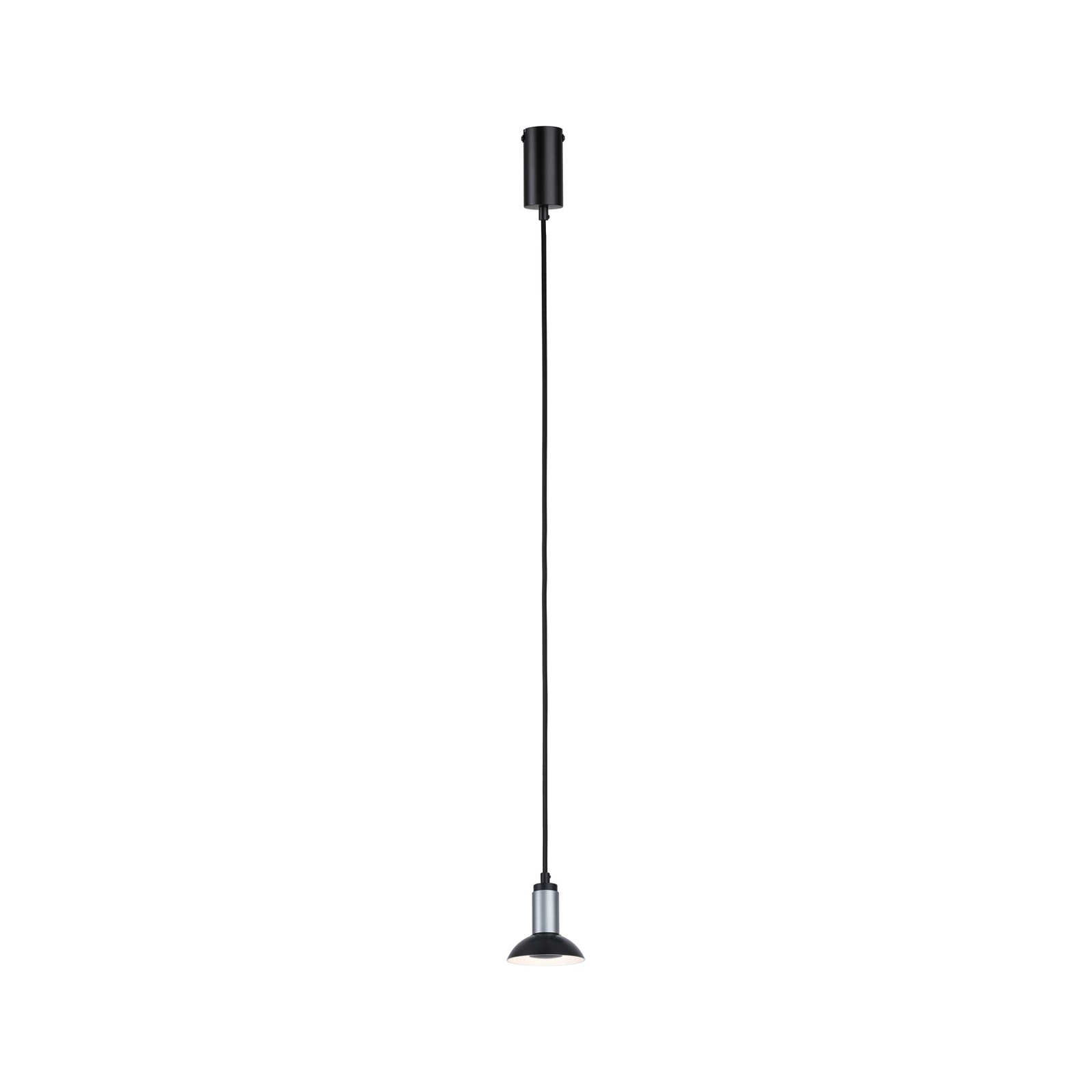 Paulmann Runa függő lámpa, fekete/antracit