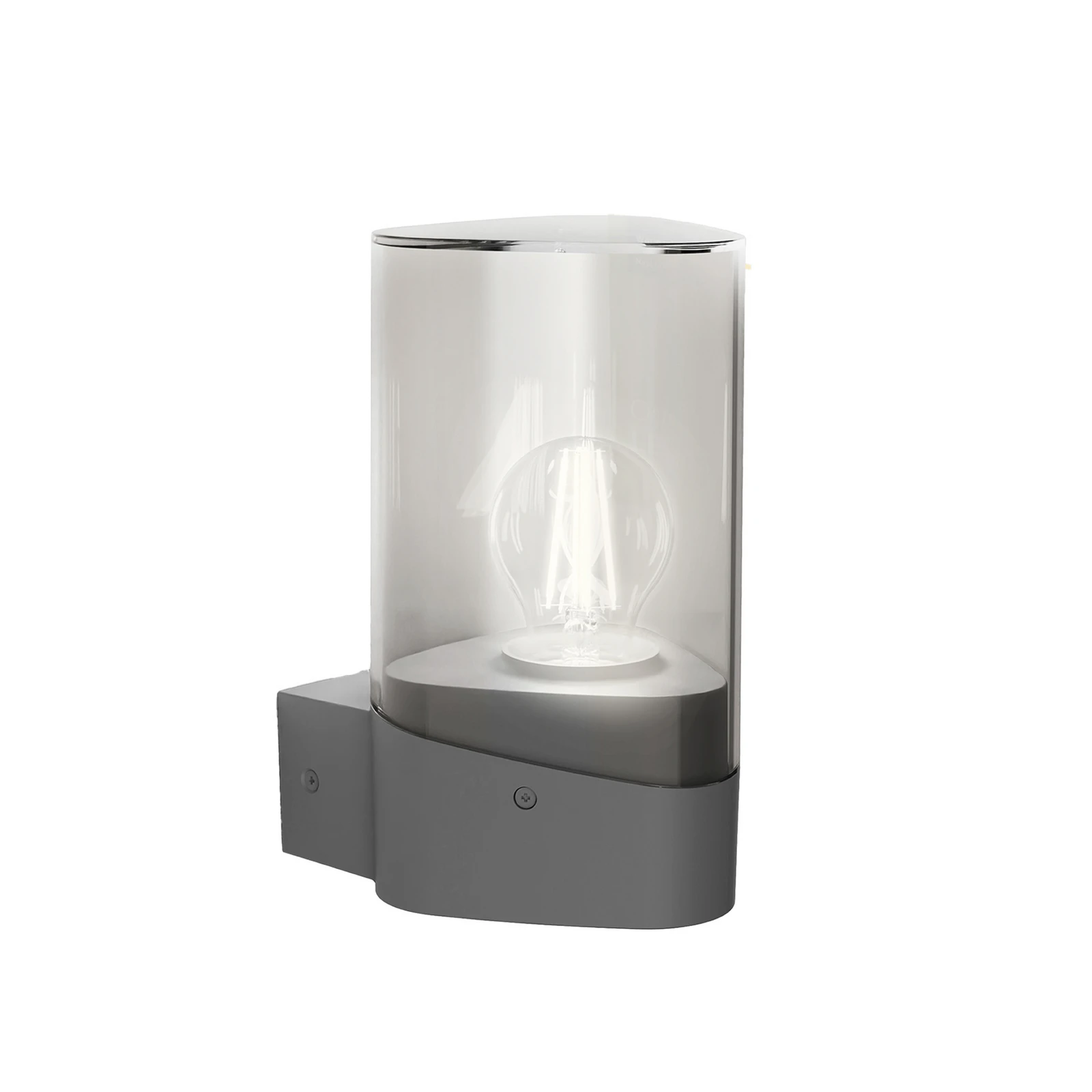Philips Nayl -ulkoseinävalaisin, antrasiitti, metalli, IP44, E27