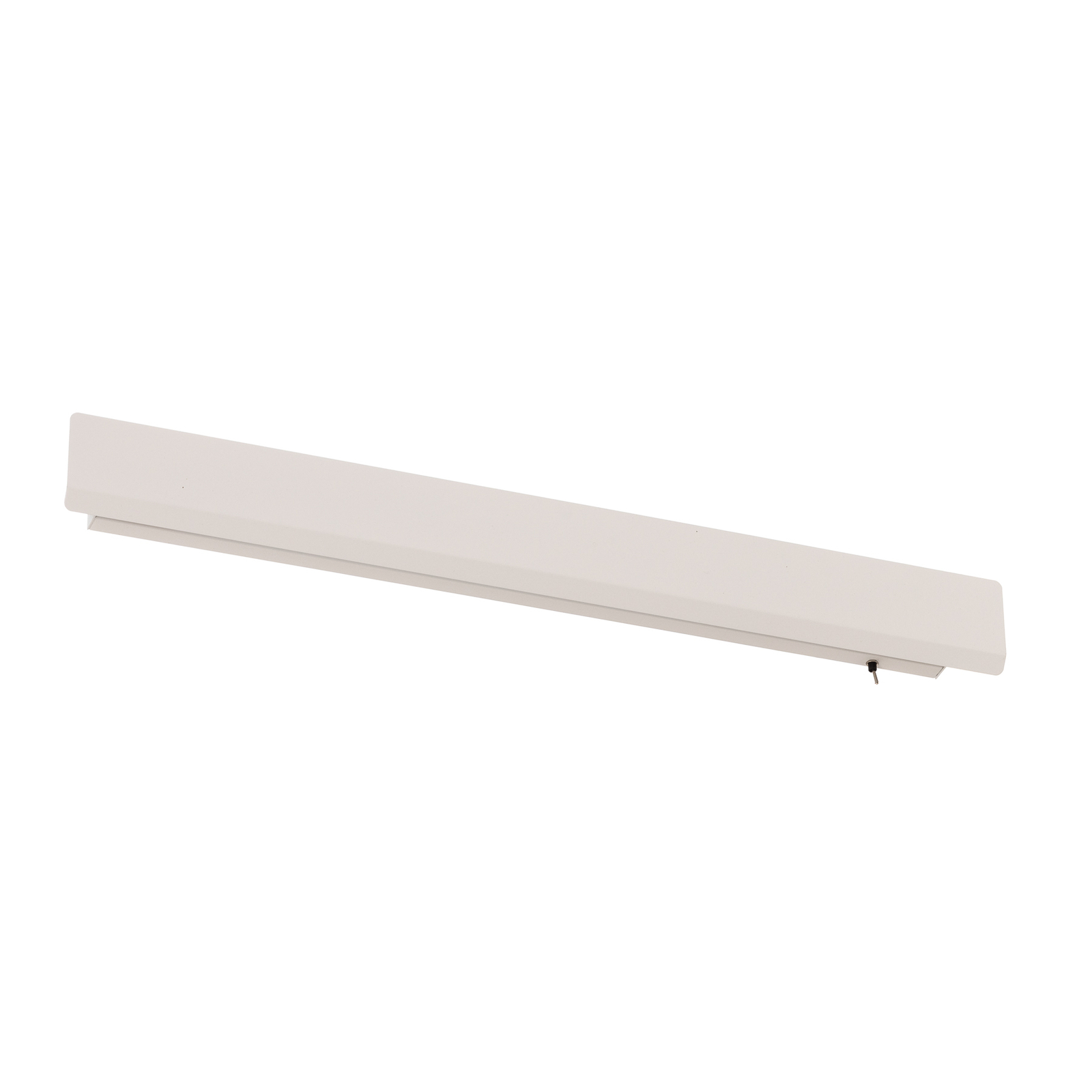 Стенна лампа Wing, бяла, стомана, ключ, широка 68 см