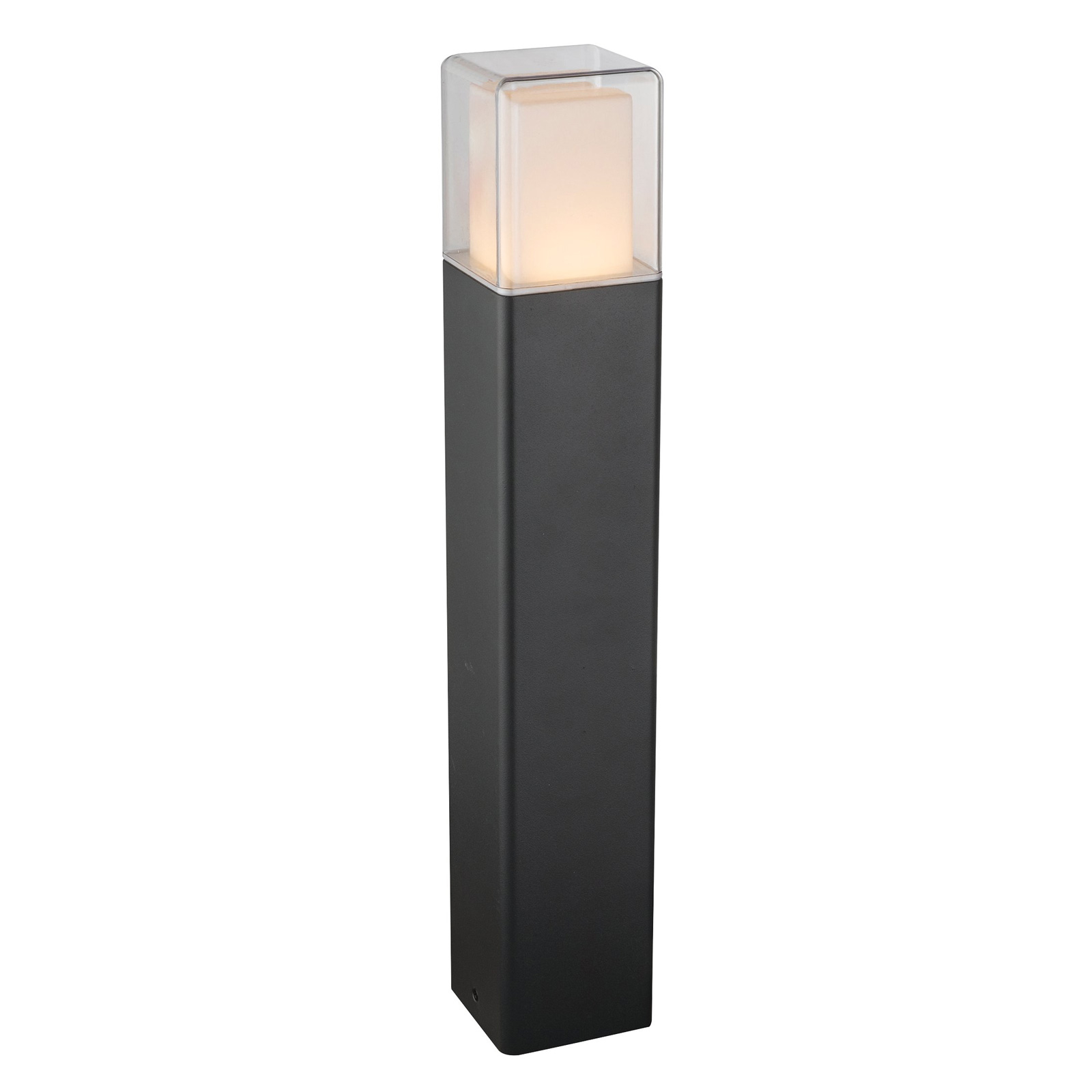 Heitronic Dalia LED path light, glass diffuser 50 cm, die-cast aluminium, glass, 12 W, energy efficiency: A+, W: 8.5 cm, H: 50 cm