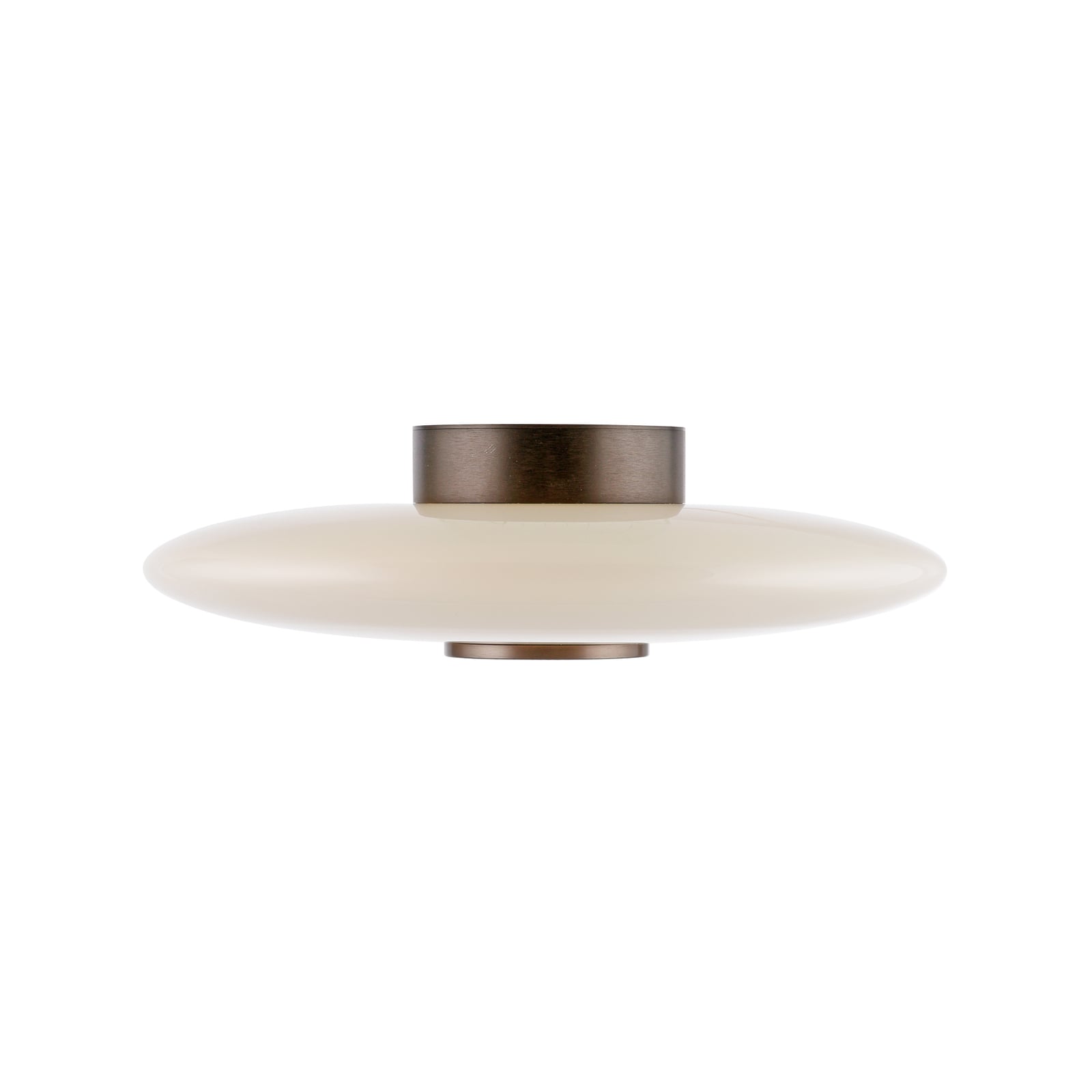 Vitrum LED-Deckenlampe, braun/opal, Glas/Alu, Ø 45cm - PURE Vitrum LED-Deckenlampe, braun/opal, Glas/Alu, Ø 45cm - PURE