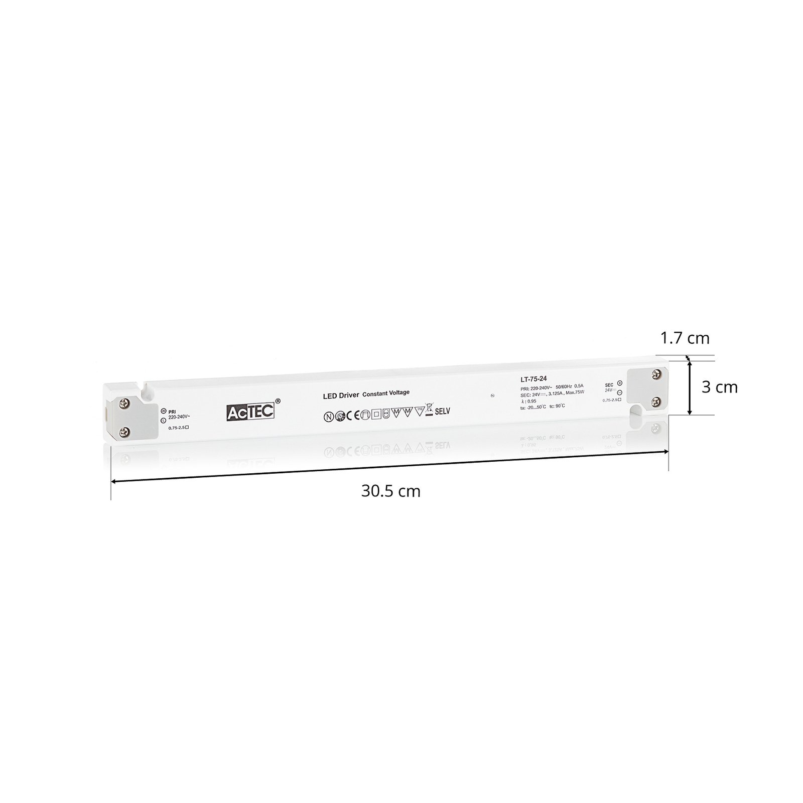 AcTEC LT LED driver CV 24V, 75W