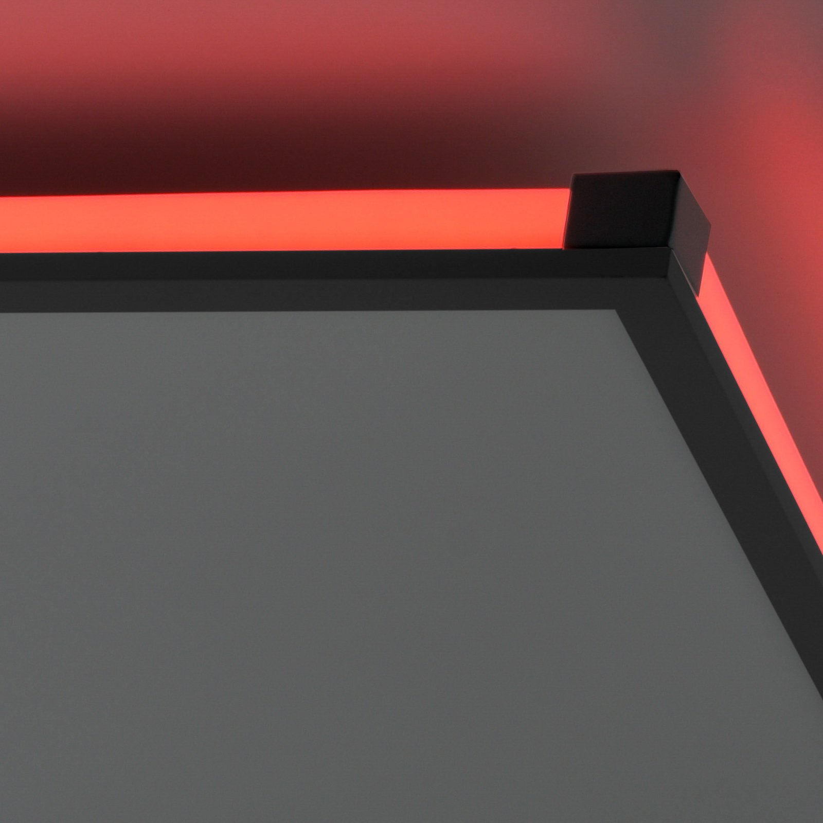 Candeeiro de teto LED Mario 45x45cm, regulável, RGBW
