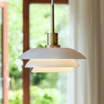 Dyberg Larsen DL31 pendant light with glass shade