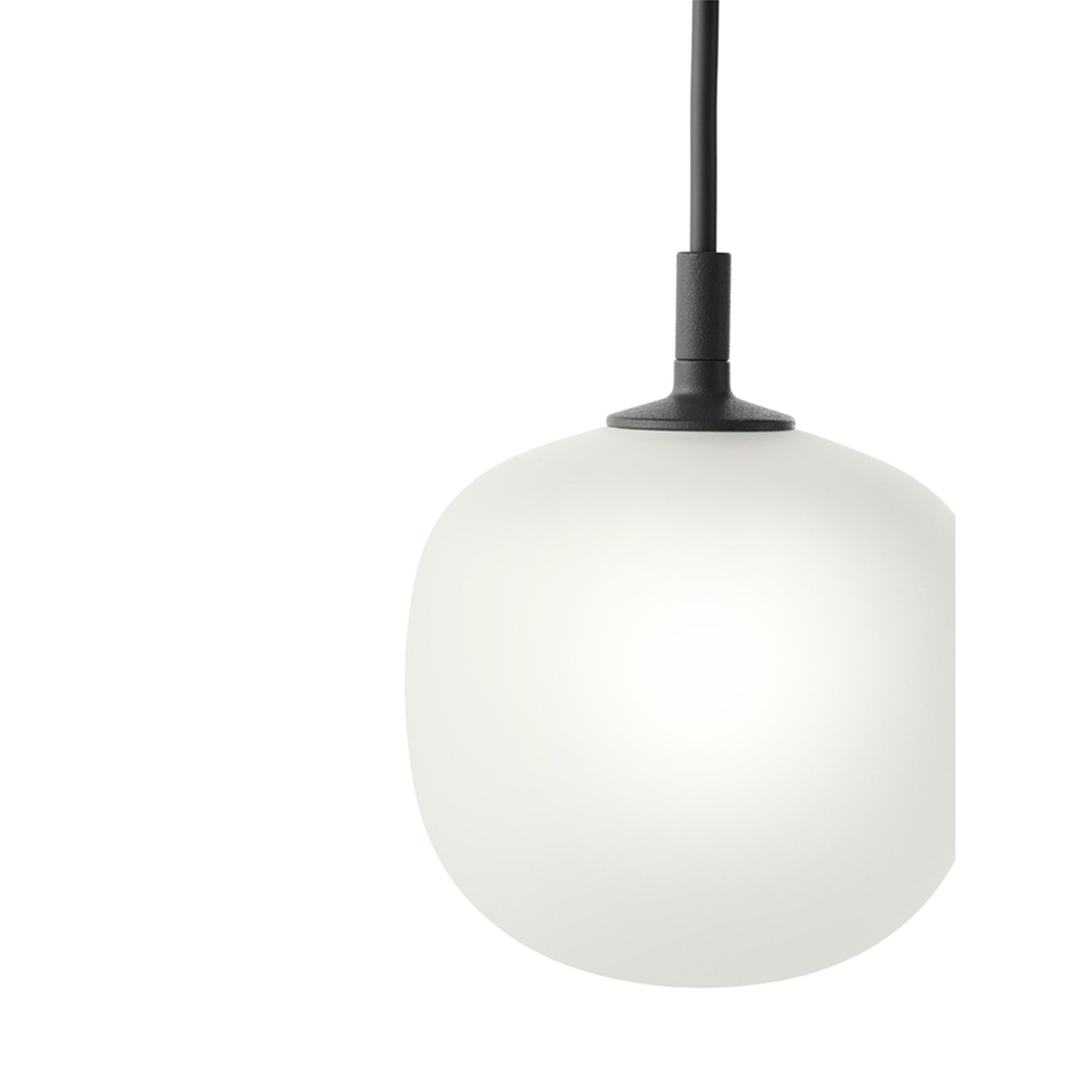 Rime Lustră Pendul Ø12 White/Black - Muuto