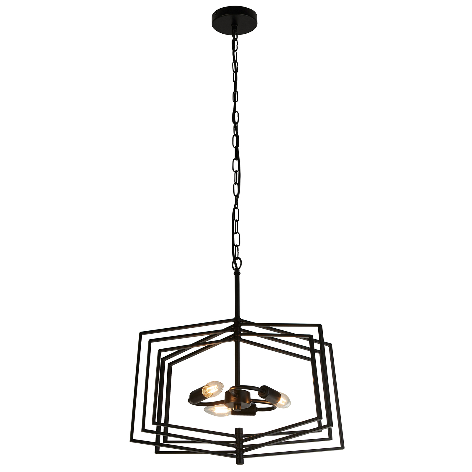 Hanglamp Slinky, 3-lamps, Ø 50 cm