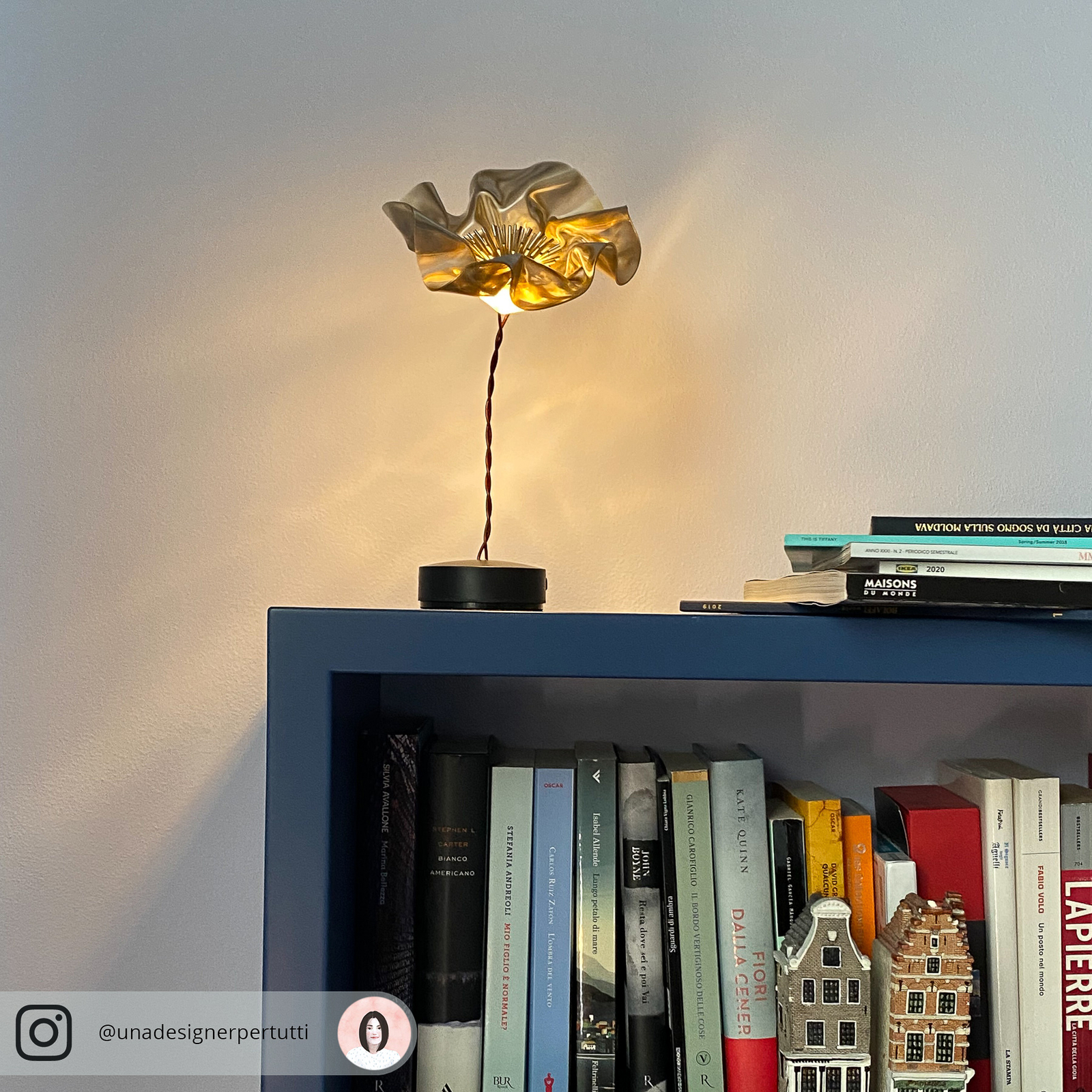 Lafleur Battery Lámpara de Sobremesa Black/Golden - Slamp