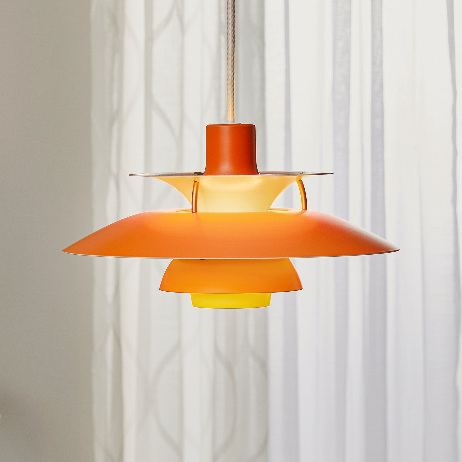 PH 5 Mini Pendelleuchte Orange - Louis Poulsen
