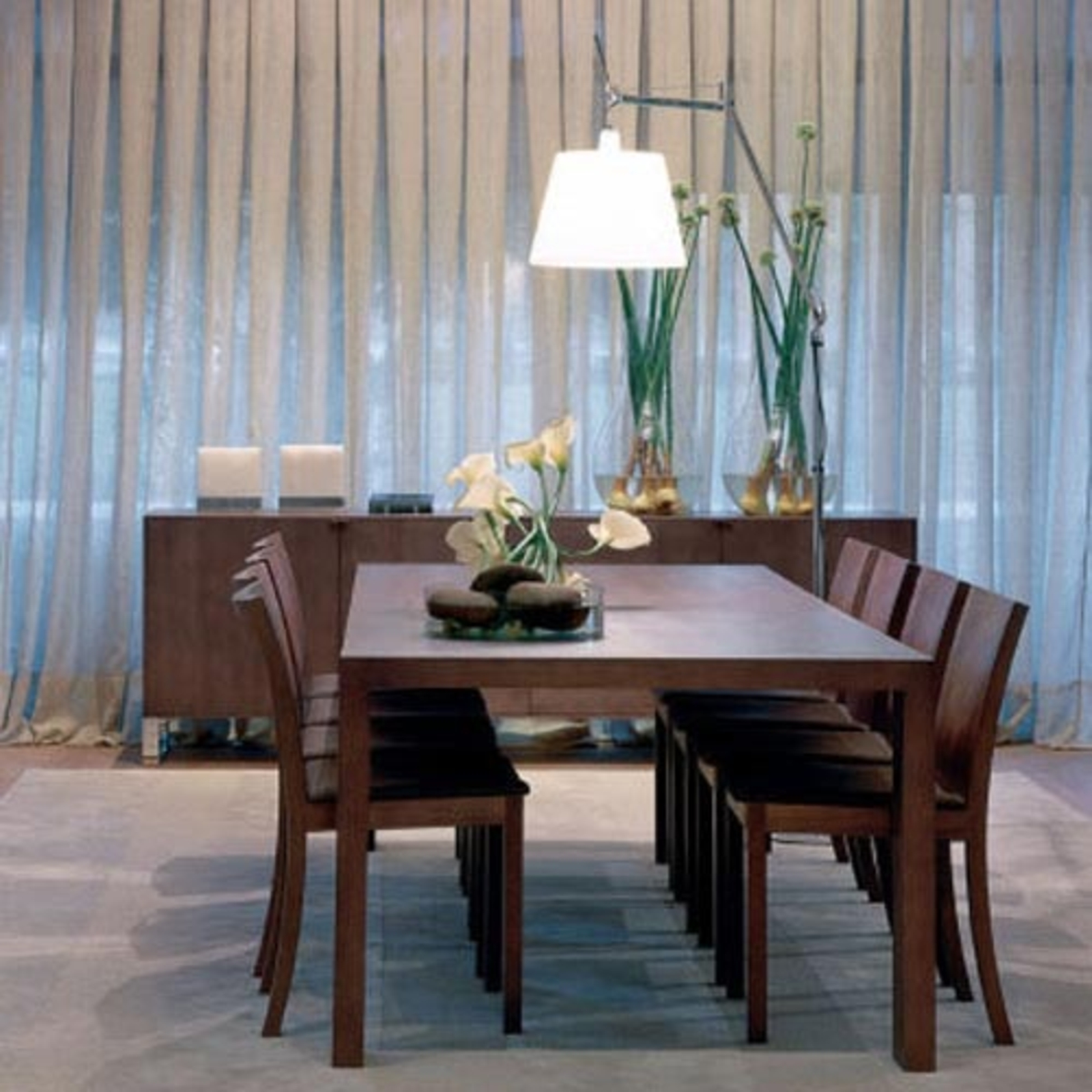 Tolomeo Mega Lampadaire avec Variateur Ø360 Parchemin/Aluminium - Artemide