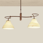 Pendelleuchte Mattia im Landhaus-Design