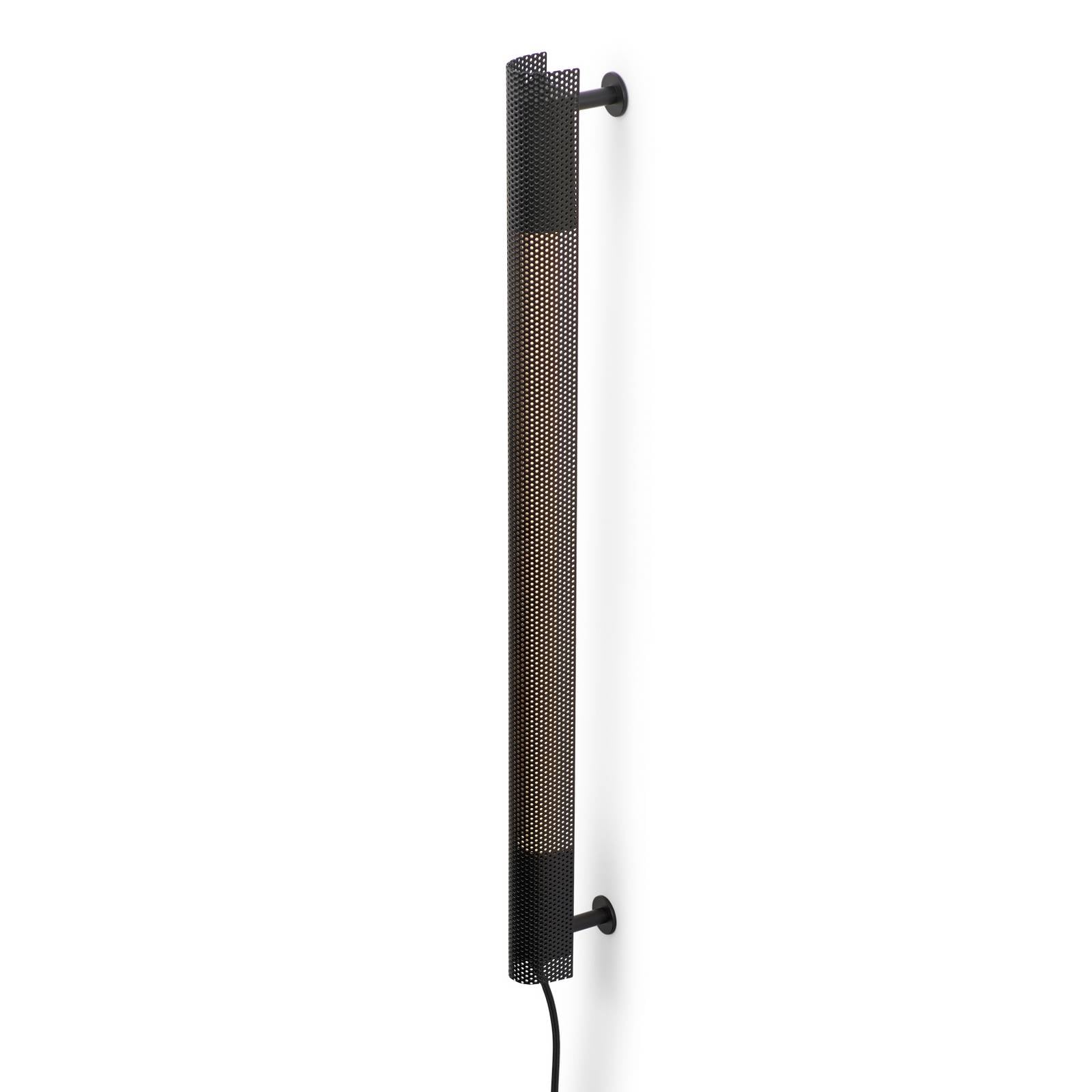 GEJST Wandleuchte Radent Stecker, schwarz, H. 70 cm, G13 LED