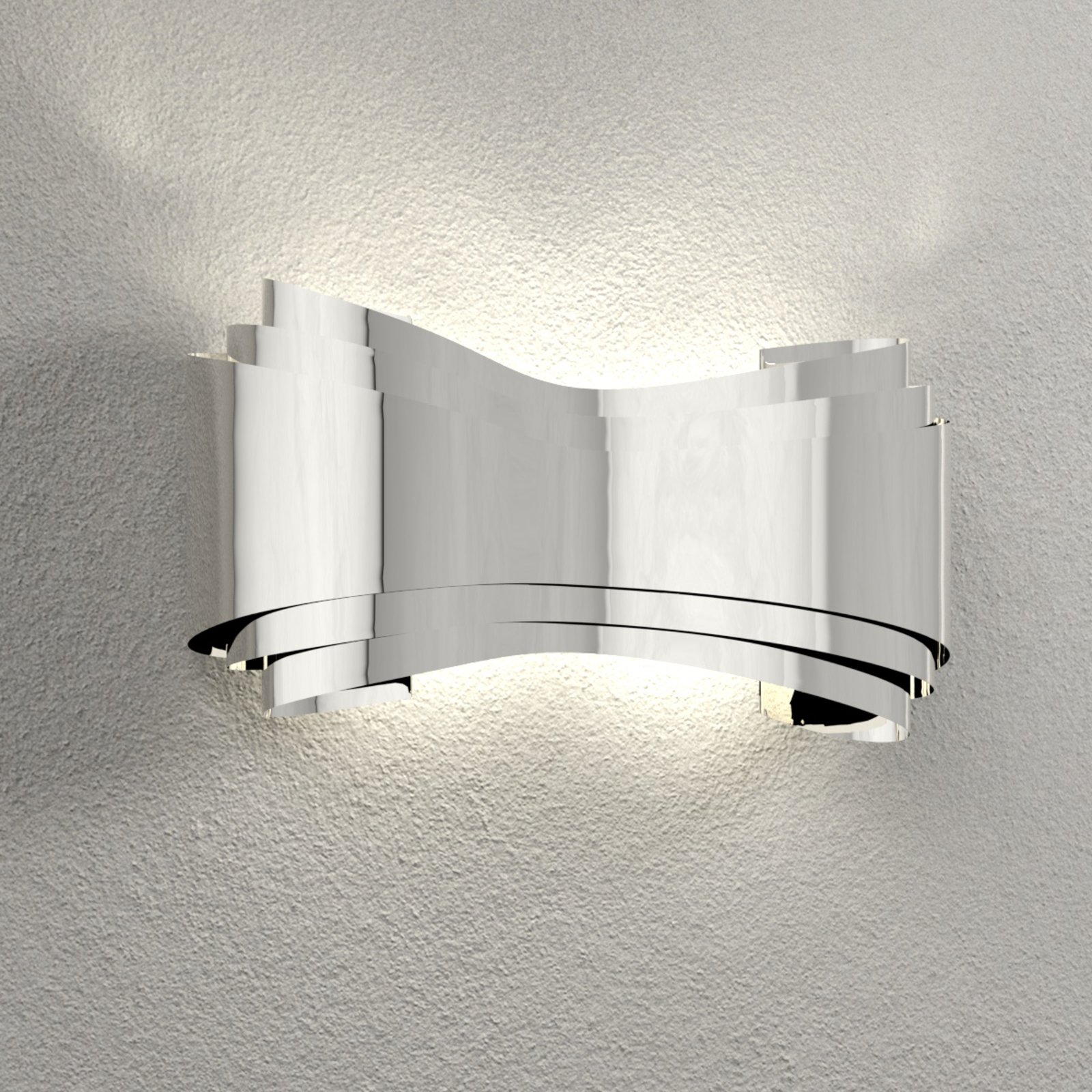 Designer wall lamp Ionica, chrome