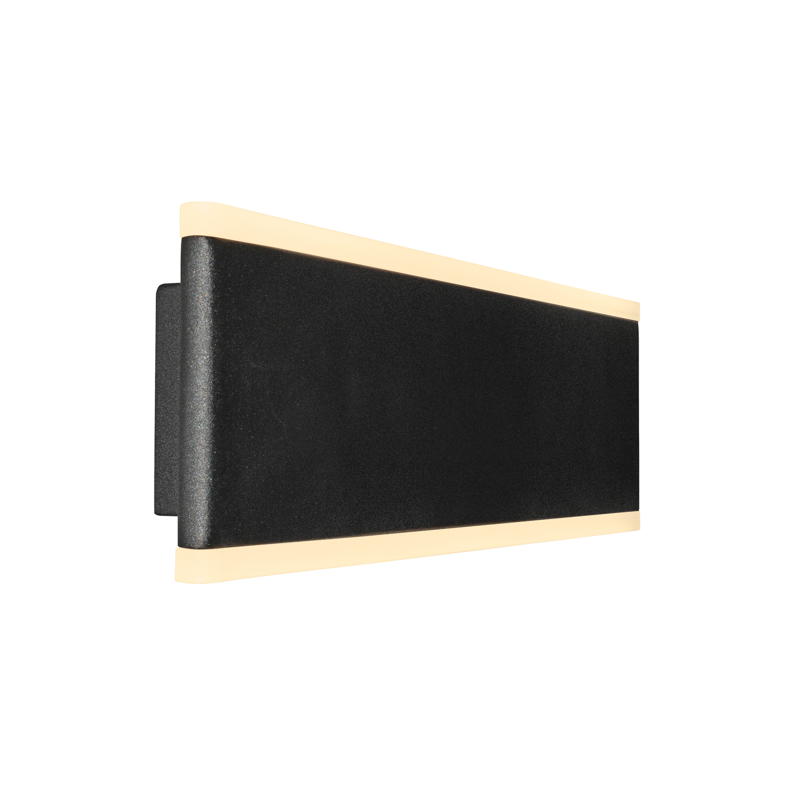 "Nelson" LED sieninis šviestuvas, 50,5 cm pločio, juodas, CCT,