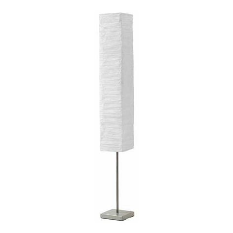 Handige vloerlamp Nerva wit